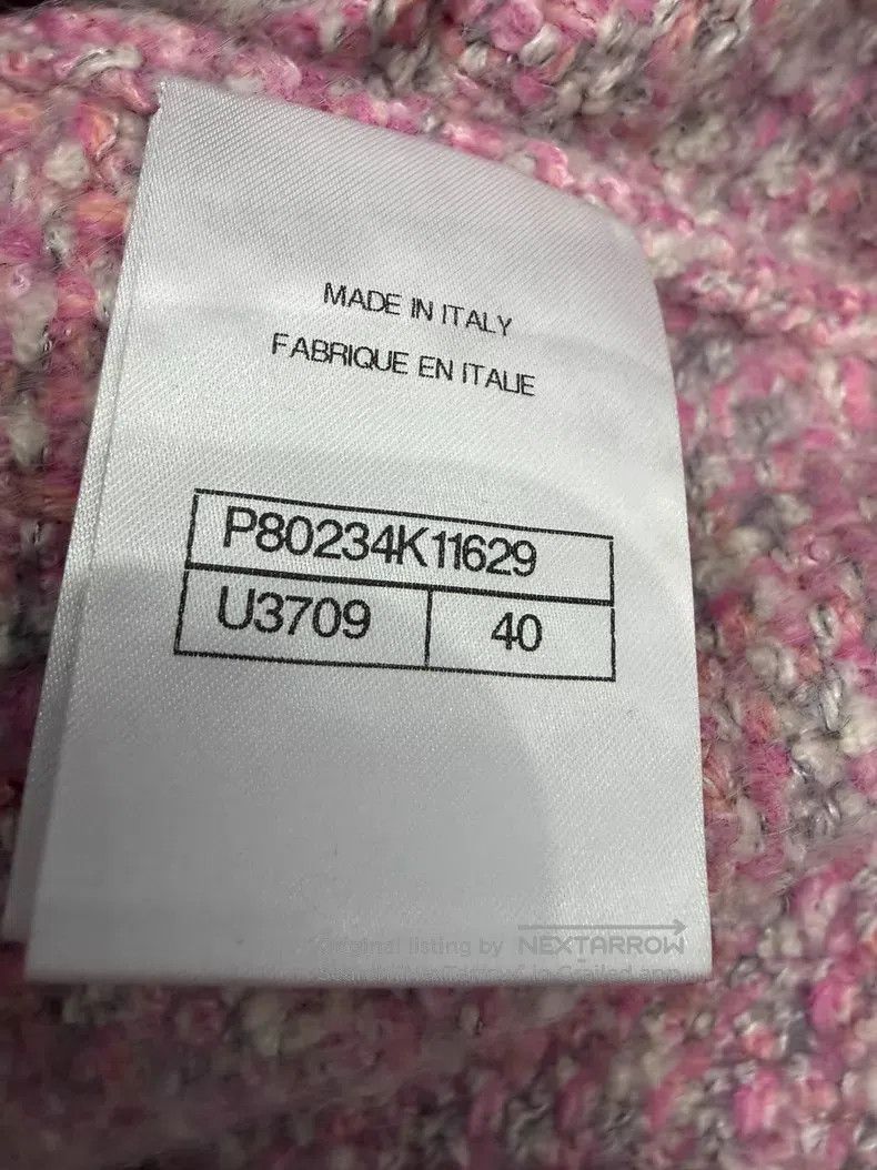 Chanel Chanel Pink and gray colour-blocked wool jacket Size S / US 4 / IT 40 - 5 Thumbnail