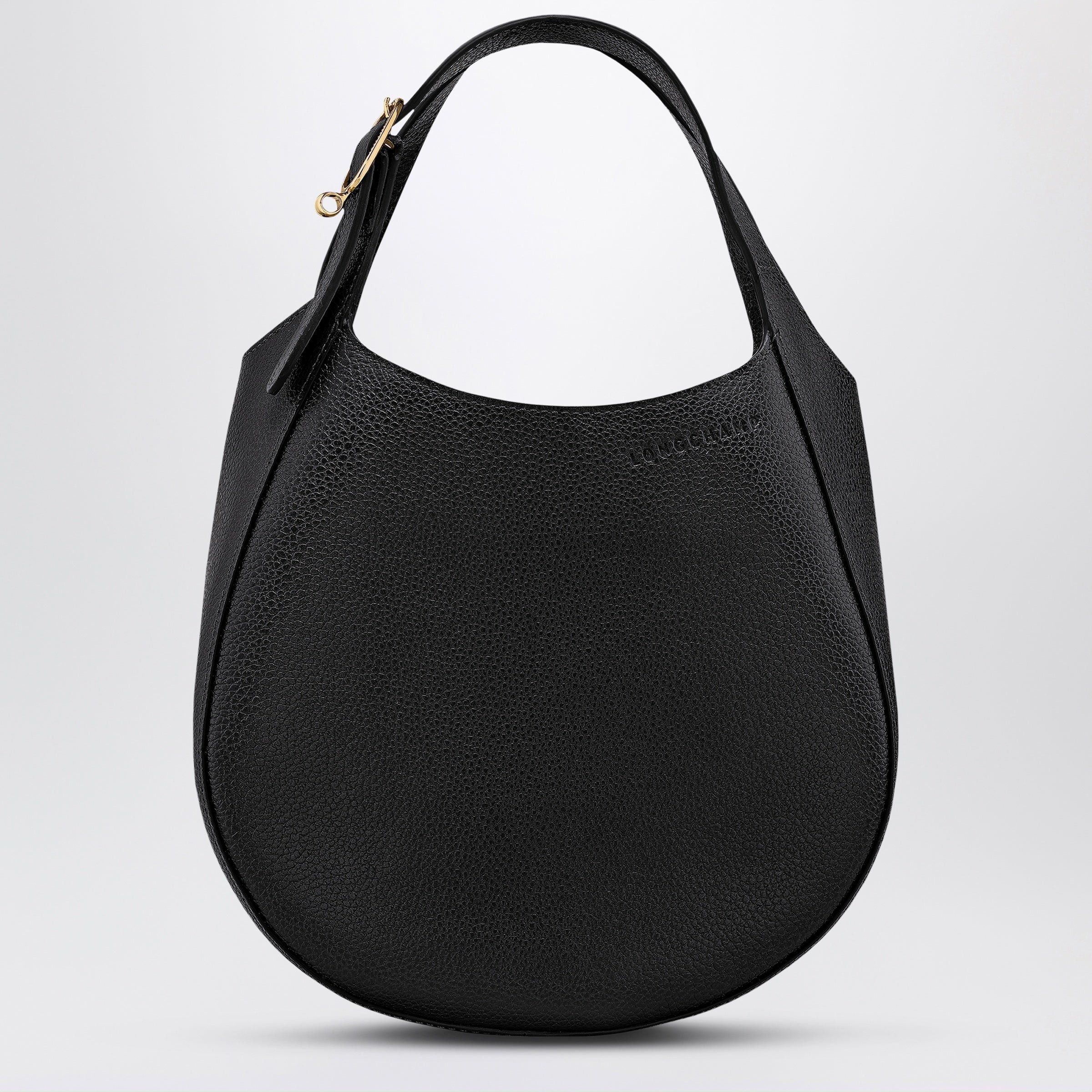 Longchamp Longchamp S Le Foulonne Handbag Black Size ONE SIZE - 1 Thumbnail