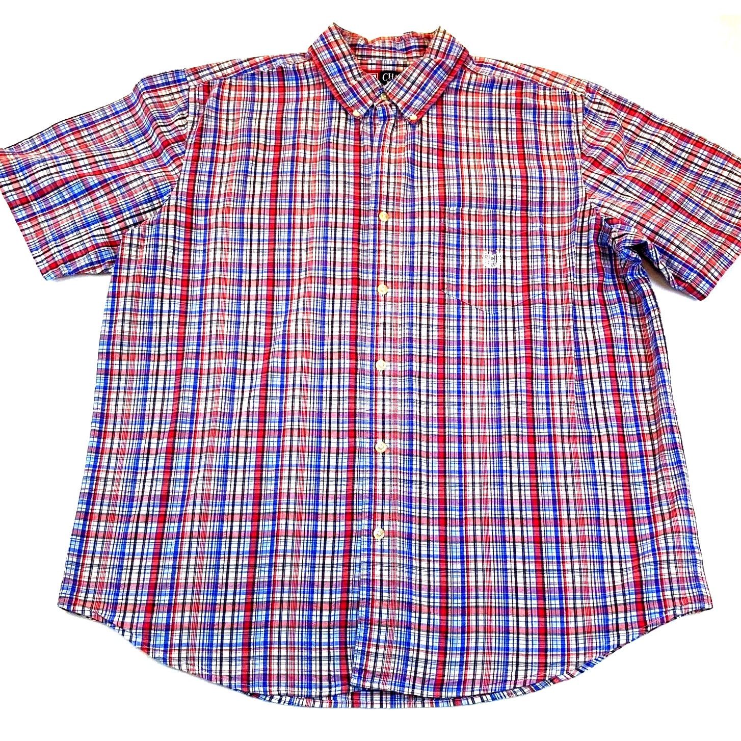 Chaps CHAPS Classic Nantucket Plaid Seersucker Shirt XL Size US XL / EU 56 / 4 - 6 Thumbnail