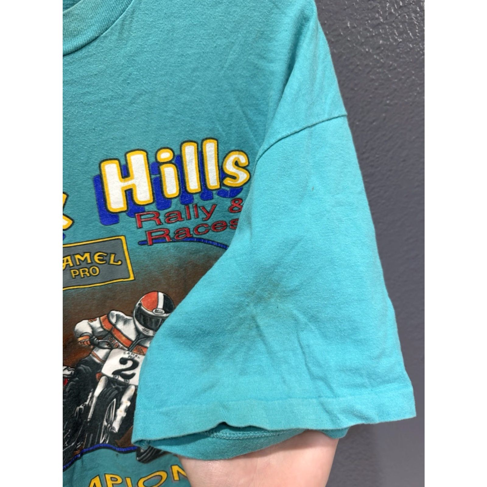 Camel VINTAGE 1993 Camel Pro Blue AMA Tee XL Shirt Mens Size US XL / EU 56 / 4 - 5 Thumbnail