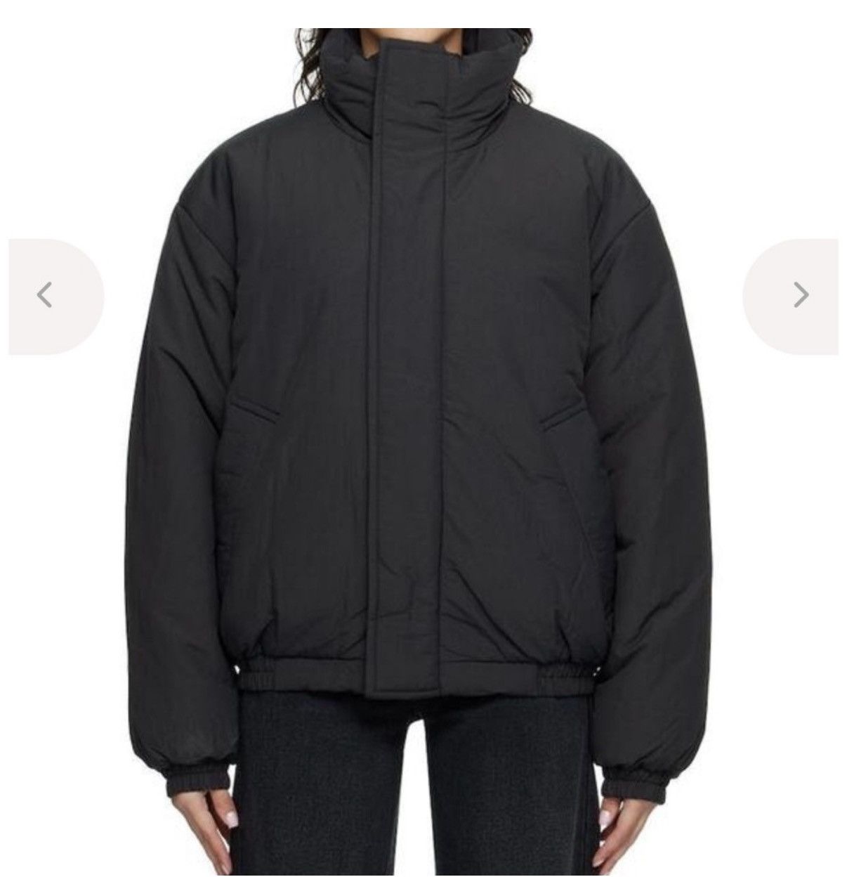 Acne Studios PADDED NYLON JACKET IN BLACK Size US M / EU 48-50 / 2 - 7 Thumbnail