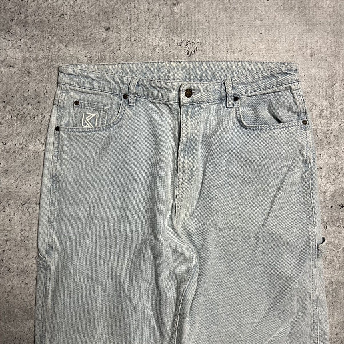 Karl Kani × Vintage Karl Kani carpenter jeans pants L babyblue skate baggy 00s Size US 34 / EU 50 - 5 Thumbnail