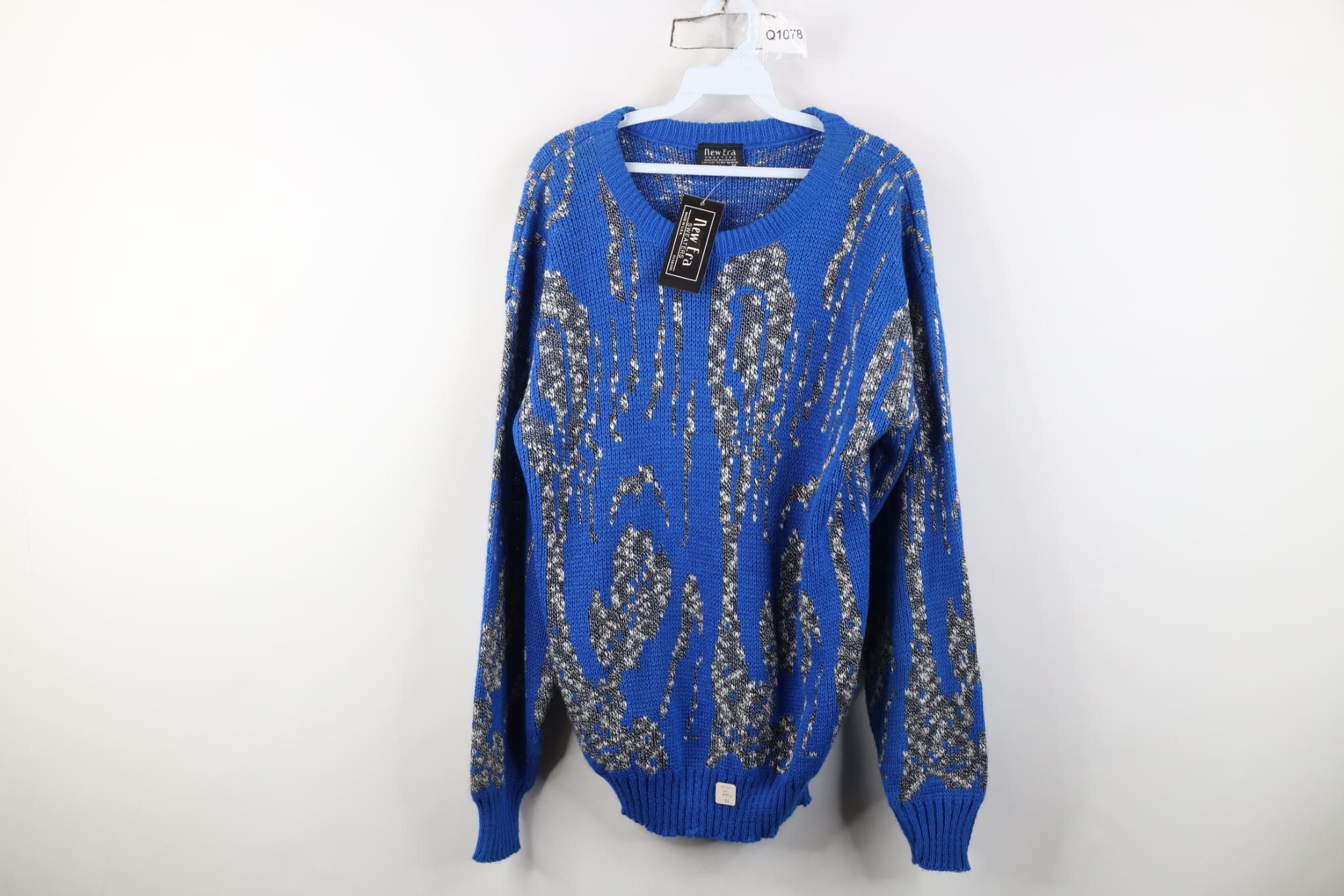 Vintage Deadstock Vintage 90s Streetwear Knit Crewneck Sweater USA Size US M / EU 48-50 / 2 - 1 Thumbnail