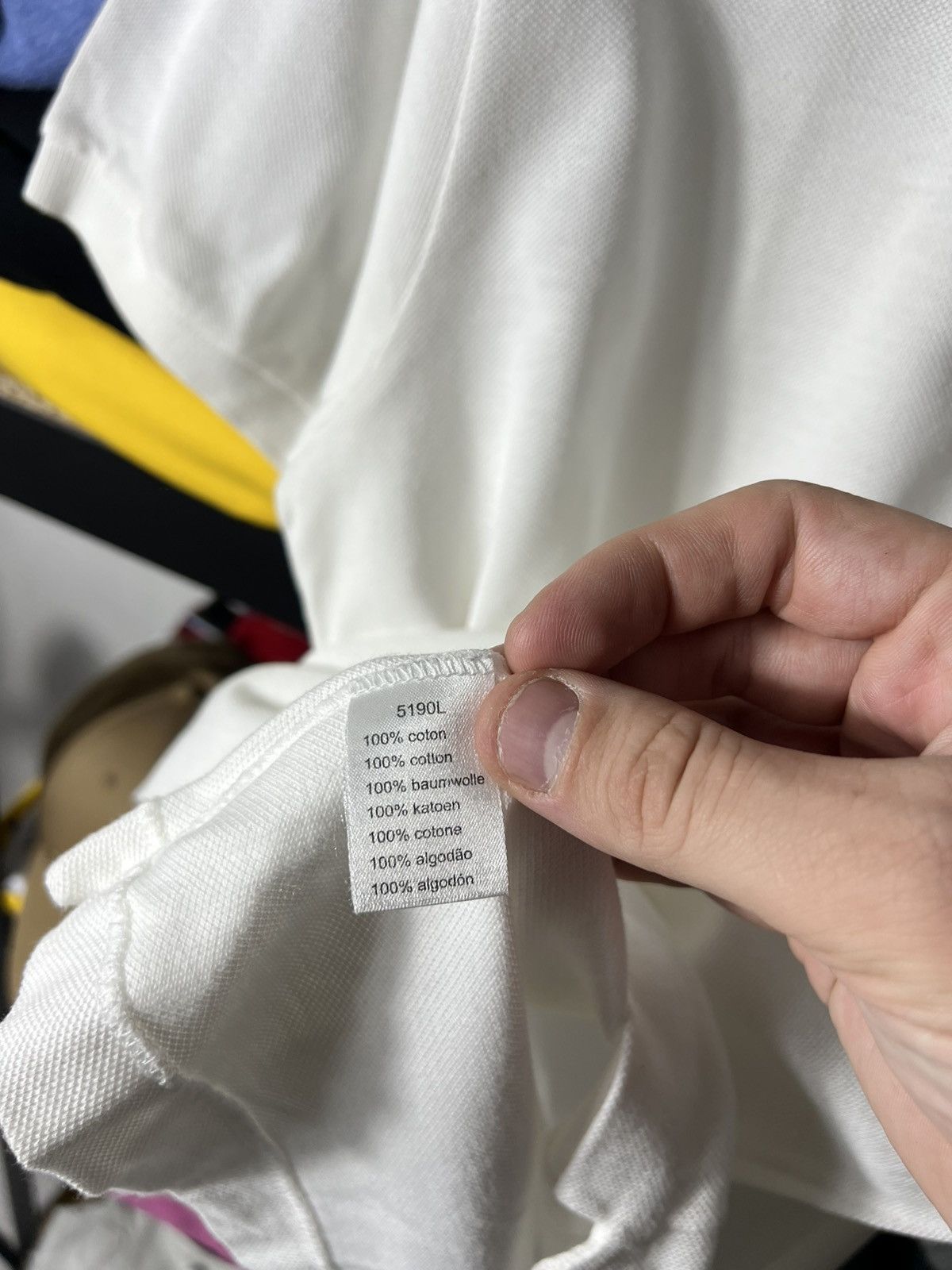 Lacoste 🔥 Lacoste Vintage Polo — White – Size 5 (L) Size US L / EU 52-54 / 3 - 7 Thumbnail