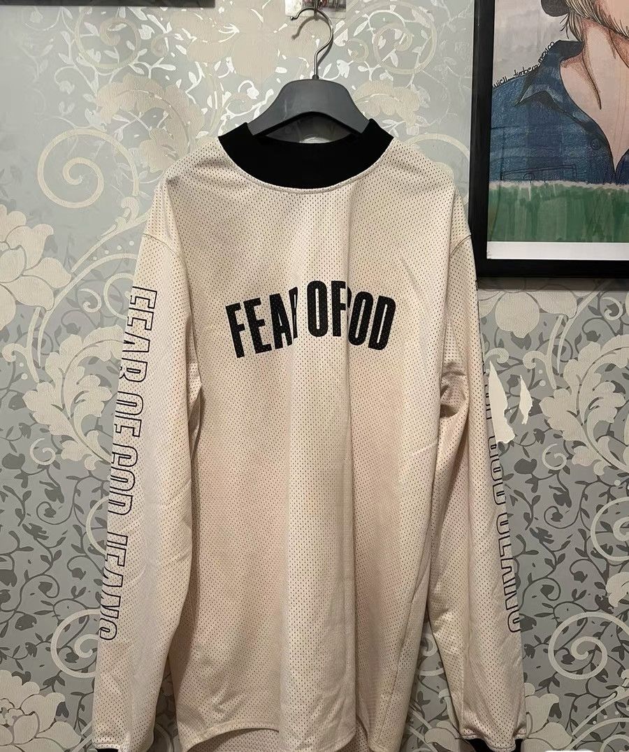 Fear of God motocycle jersery beige logo 5th fifth Size US S / EU 44-46 / 1 - 1 Thumbnail