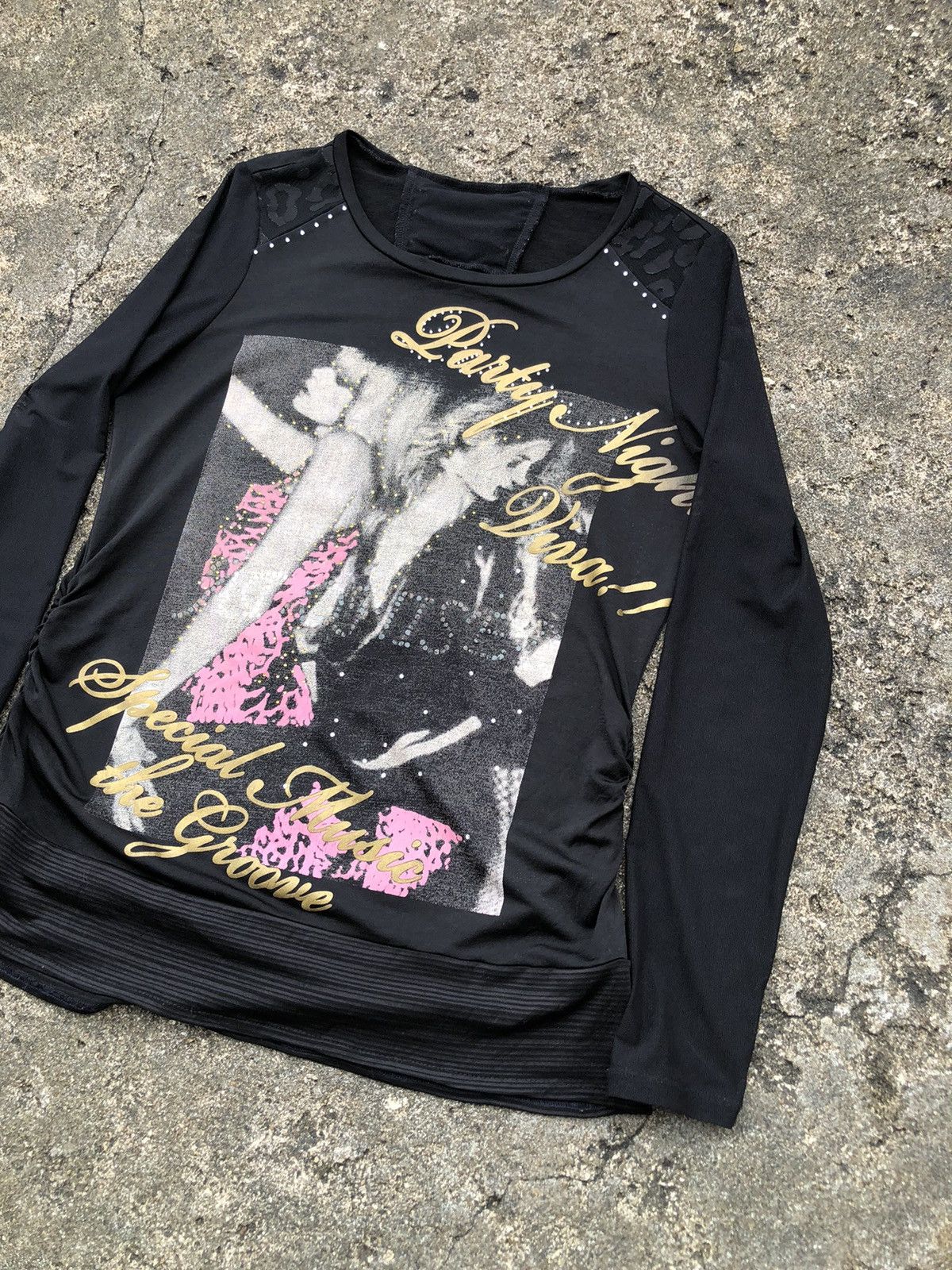 Japanese Brand Japanese Poem, Diamond, Transparent Mesh & Leopard Details Size M / US 6-8 / IT 42-44 - 12 Thumbnail