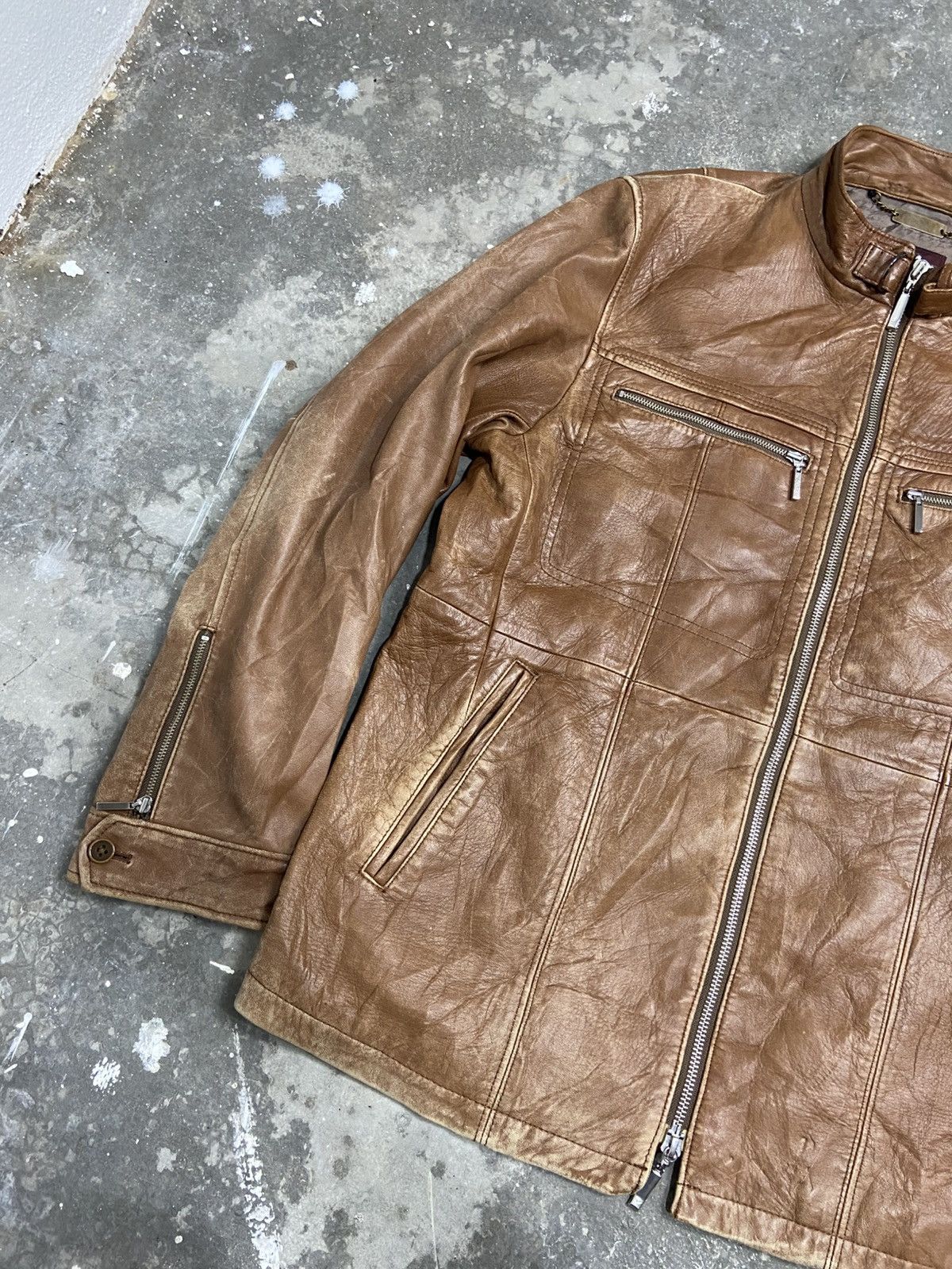 Genuine Leather VINTAGE D URBAN SHEEP GENUINE LEATHER JACKET Size US M / EU 48-50 / 2 - 2 Thumbnail