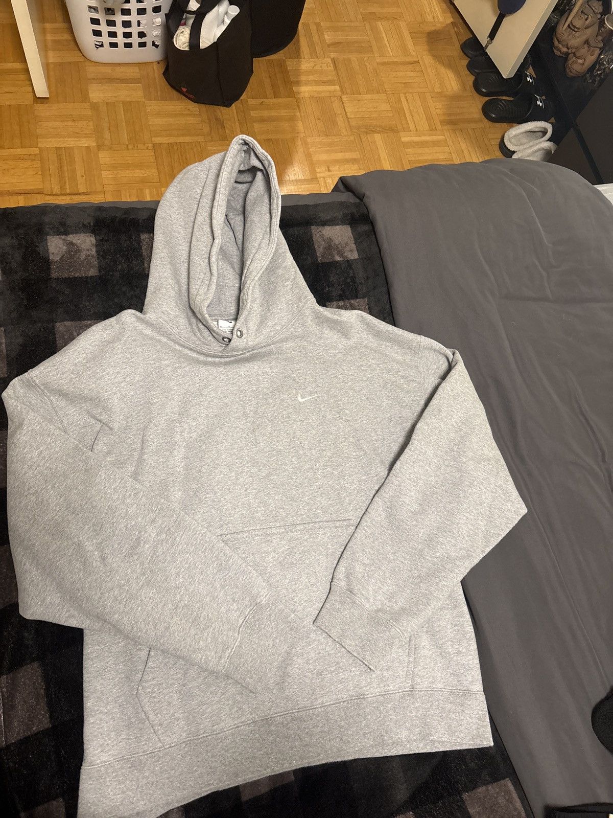 Nike Nike swoosh check hoodie Size US XL / EU 56 / 4 - 1 Thumbnail
