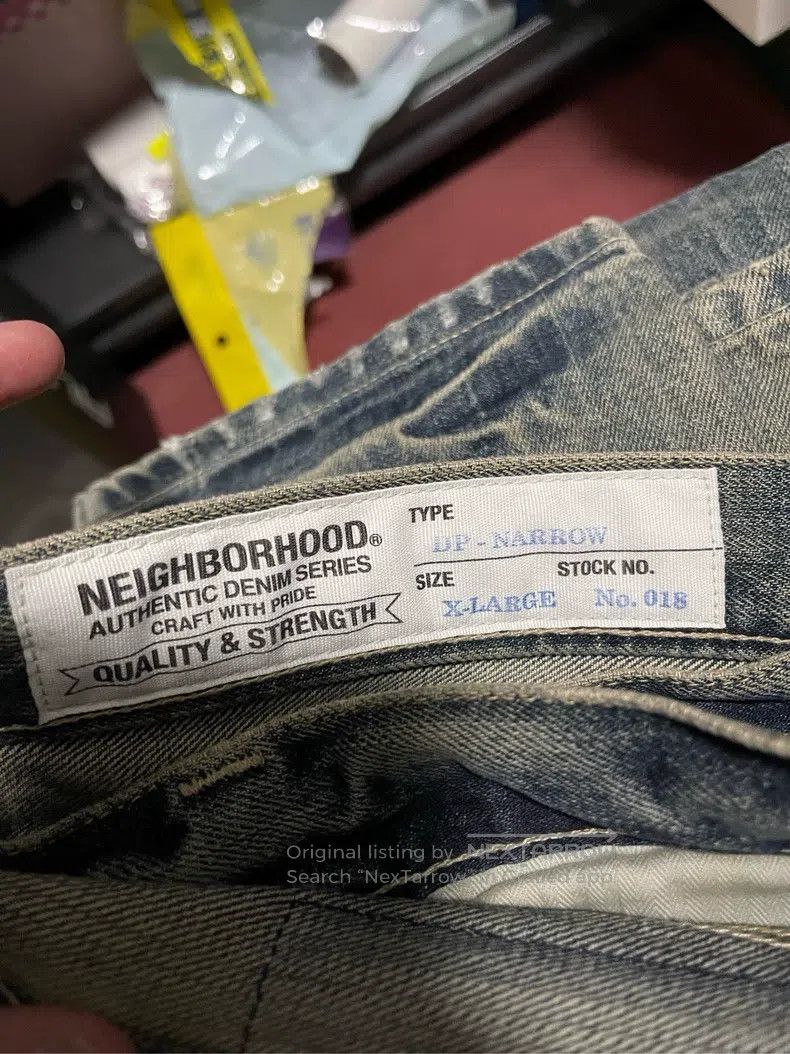 Neighborhood Neighborhood size XL Ripped Destroyed King Denim Jeans Size US 27 - 7 Thumbnail