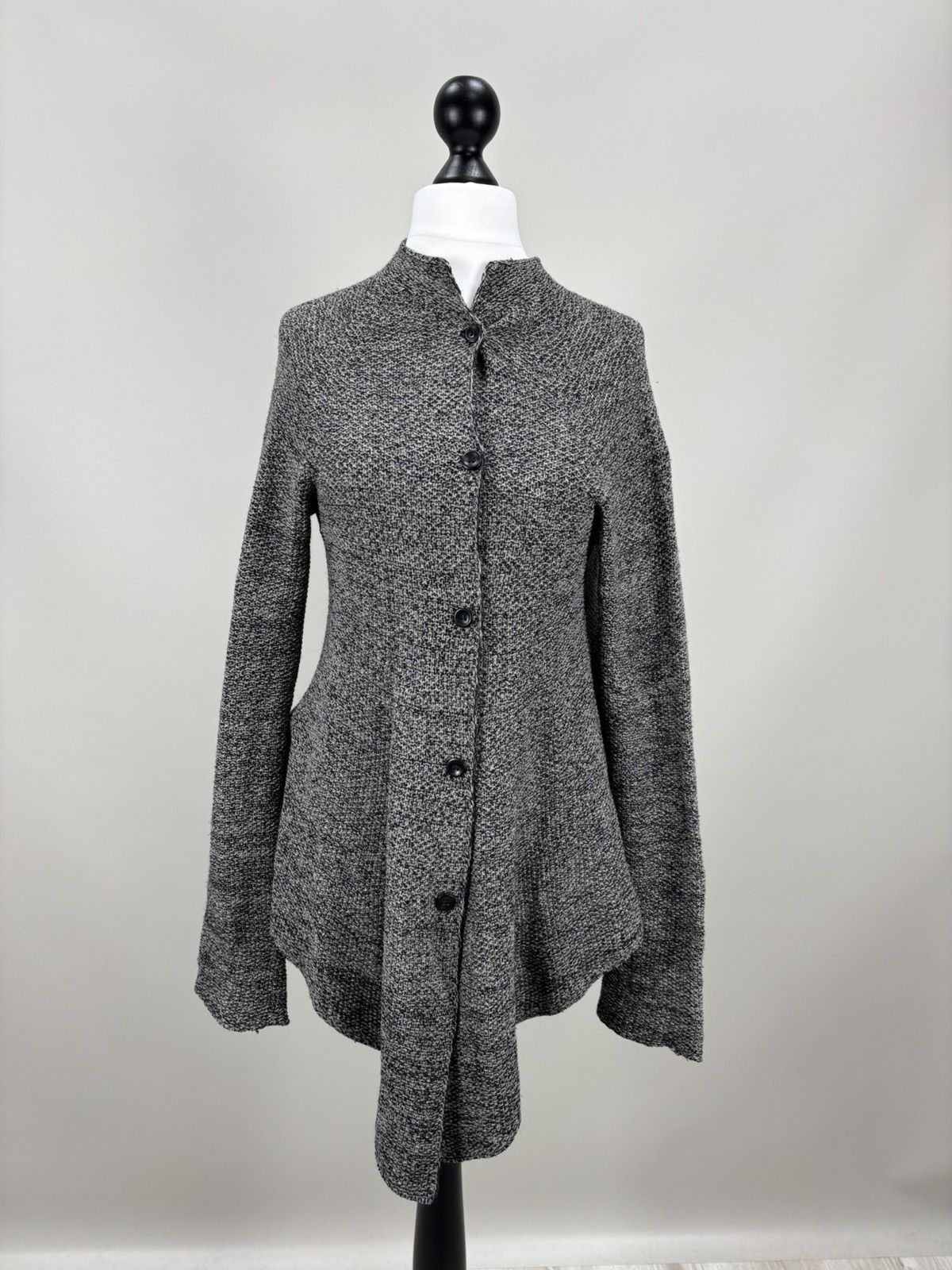 Womens cardigan Hannes Roether Size M/L Color Black/White