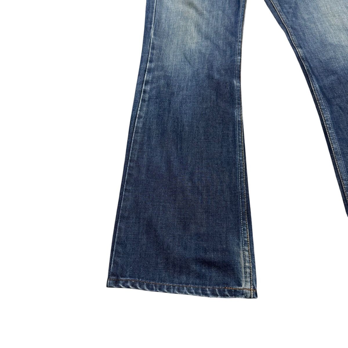 Levi's Vintage Levis 517 Flare Jeans Distressed Hedi Slimane Style Size US 27 - 7 Thumbnail
