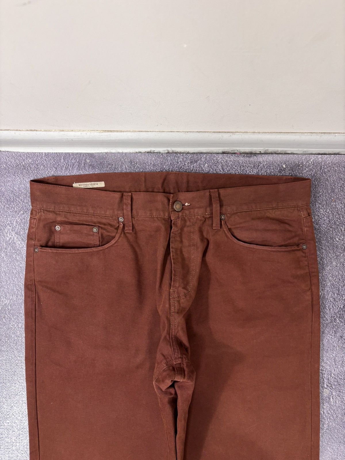 Bottega Veneta Bottega Veneta Men’s Relaxed Loose Fit Coral Brown Jeans Size US 36 / EU 52 - 5 Thumbnail