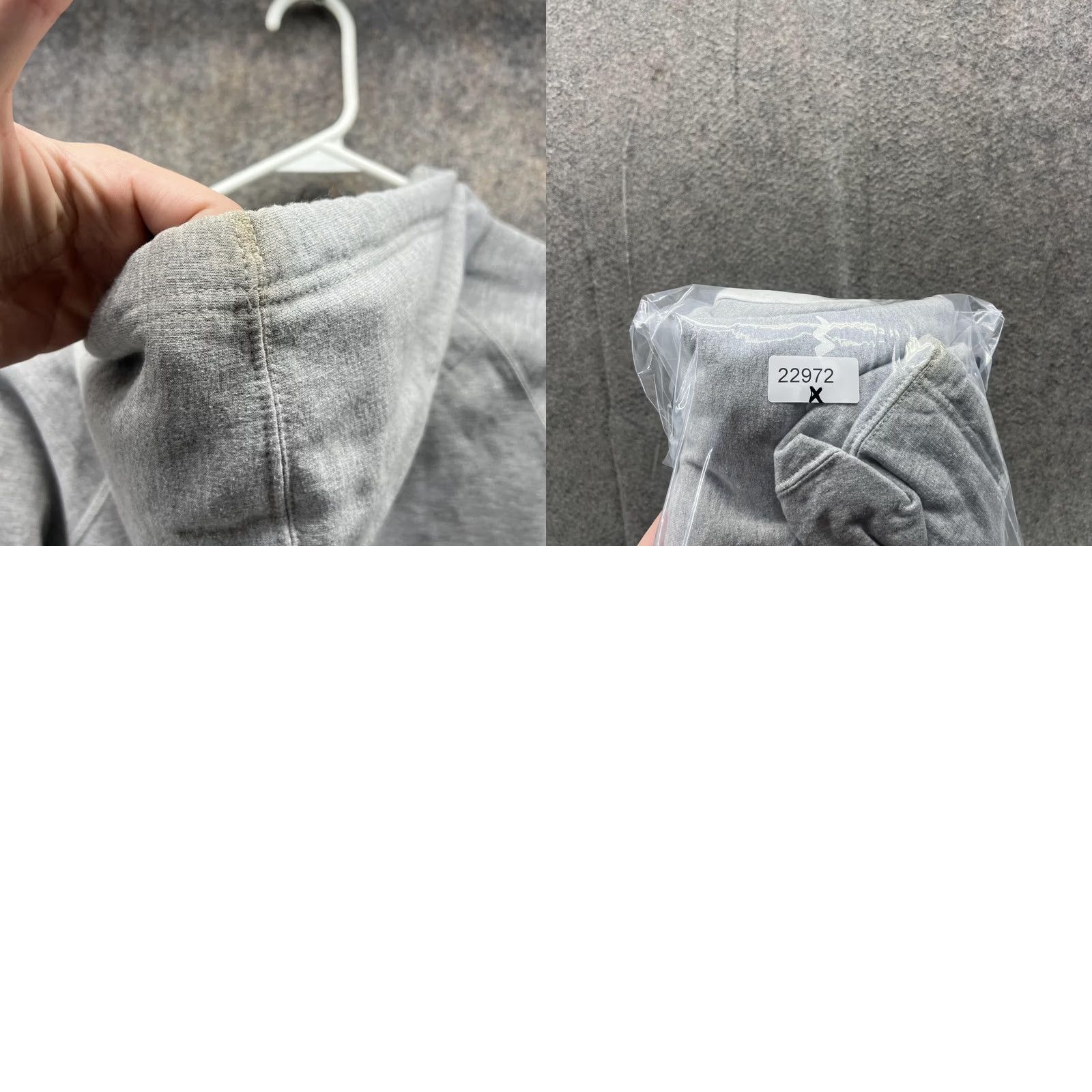 Champion VINTAGE Champion Sweater Men Large Hoodie Jacket Gray White Pullover Size US L / EU 52-54 / 3 - 9 Thumbnail
