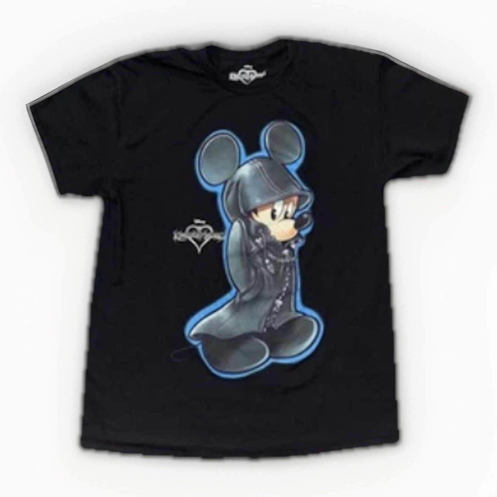 Band Tees × Disney × Vintage Kingdom Hearts Mickey Mouse T-Shirt Black Disney Large 20x27 Size US L / EU 52-54 / 3 - 1 Thumbnail