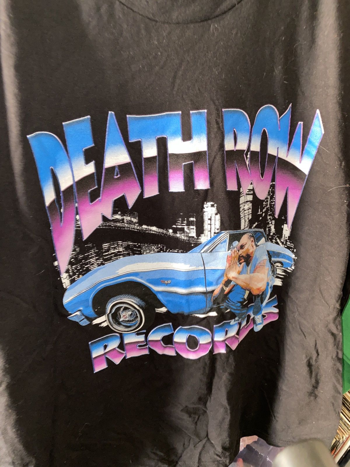 Band Tees × Death Row Records × Rap Tees Deathrow records snoop dogg tshirt new Size large Black Size US L / EU 52-54 / 3 - 2 Thumbnail
