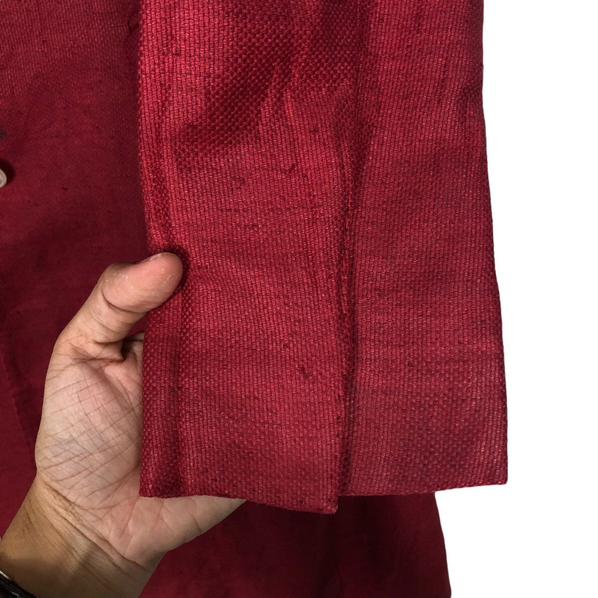 Japanese Brand 📌Vintage Long Jacket Kiton Napoli Made in Italy Size US M / EU 48-50 / 2 - 17 Thumbnail