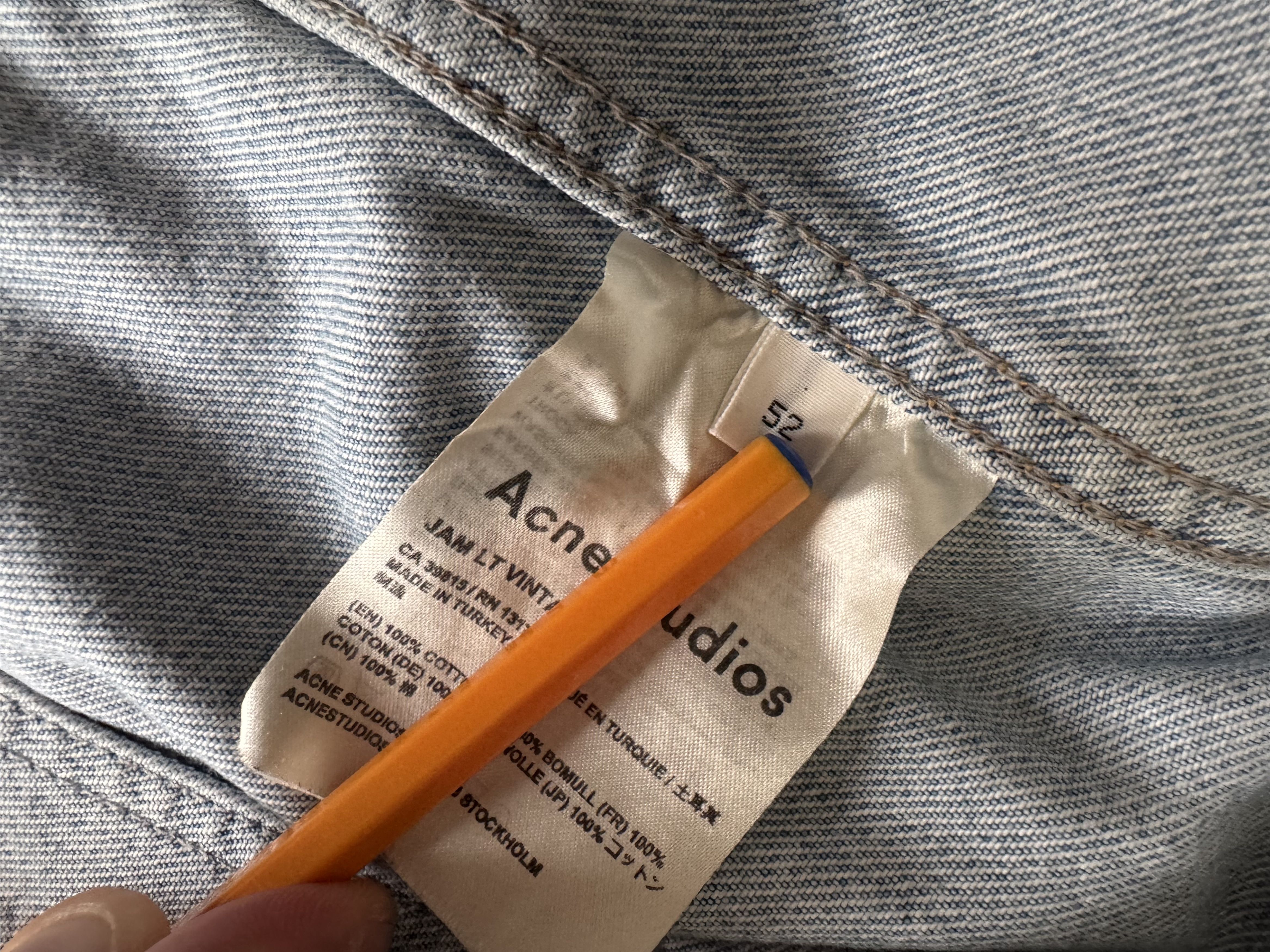 Acne Studios Acne Studios Jam LT Vintage GE Denim Jacket Size US L / EU 52-54 / 3 - 10 Thumbnail
