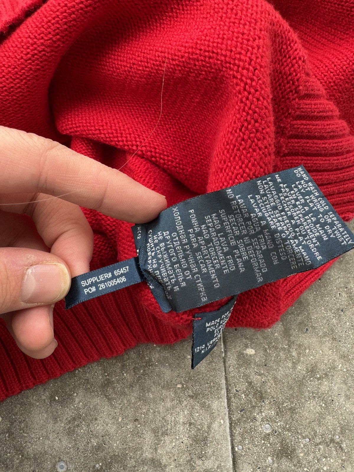 Polo Ralph Lauren × Ralph Lauren Polo Ralph Lauren red Sweater Size US L / EU 52-54 / 3 - 6 Thumbnail