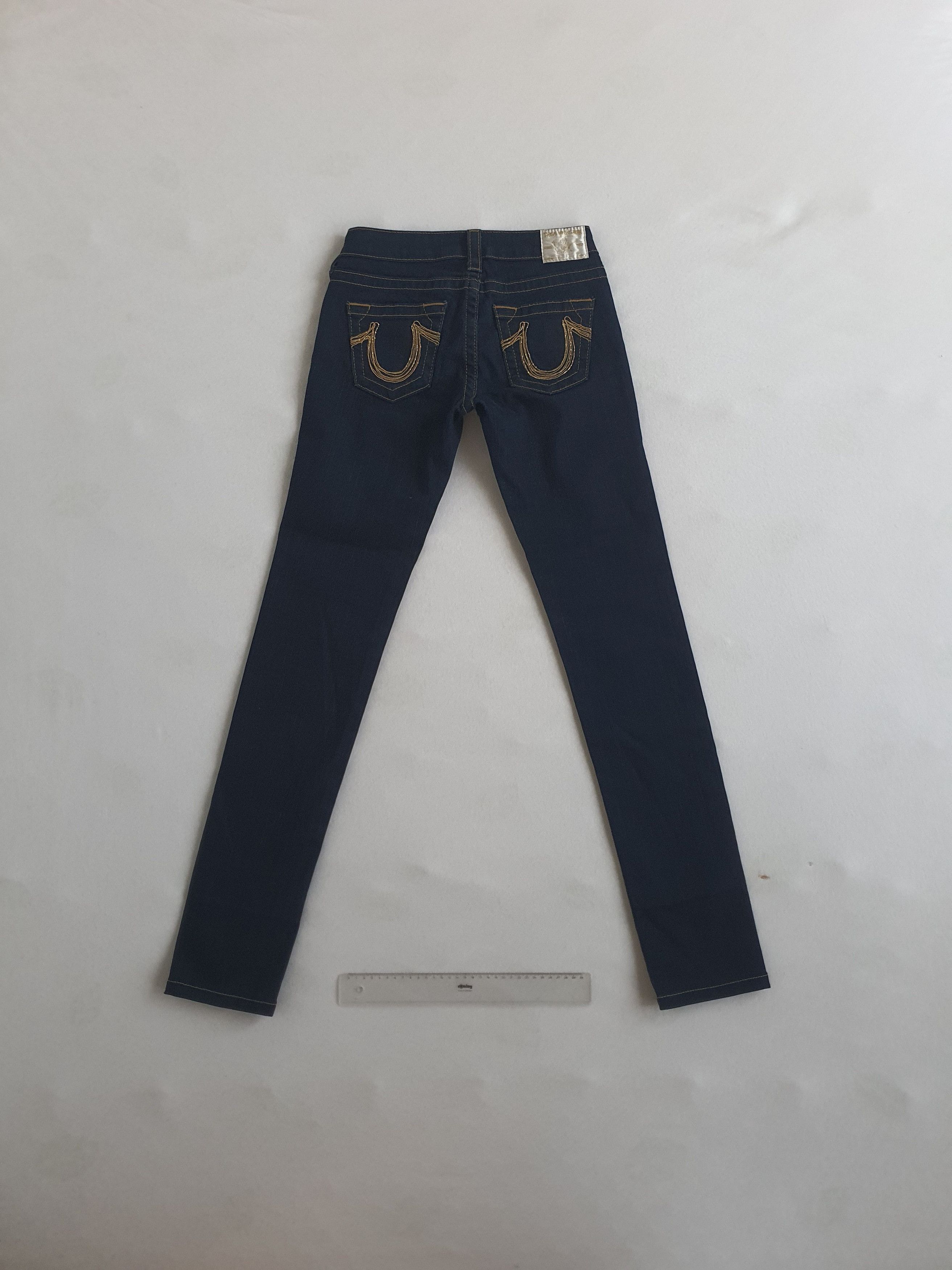 True Religion STELLA Skinny Denim Jeans - Made in USA - W25 L32 (25x32) Size 25" / US 0 / IT 36 - 2 Thumbnail