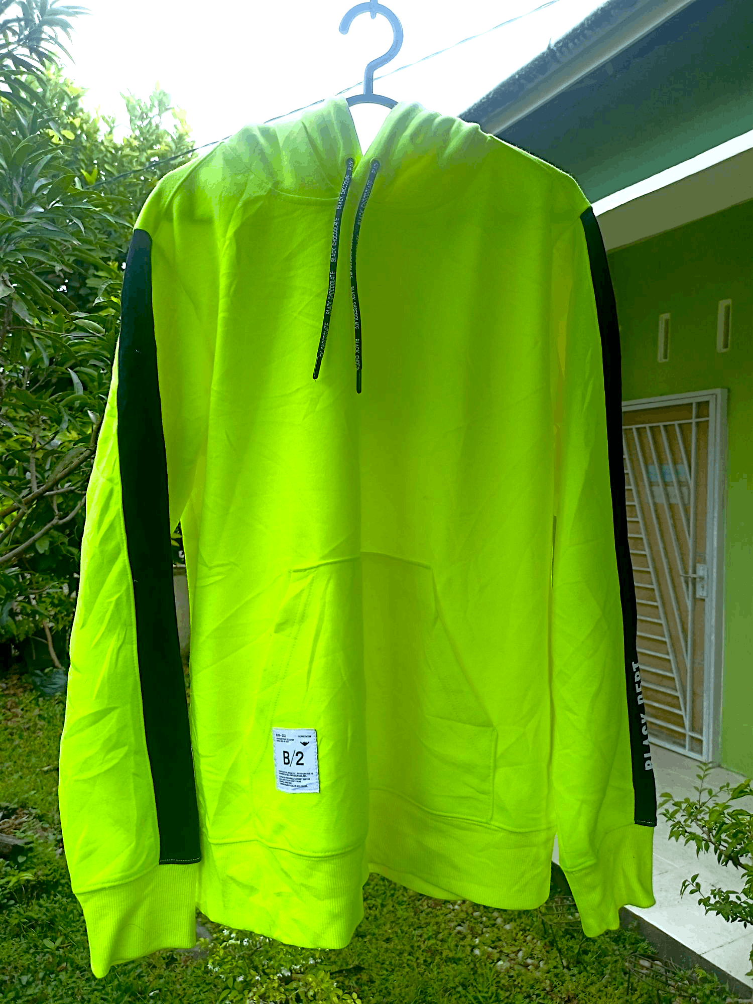 CHOCOOLATE CHOCOOLATE Black Dept Neon Hoodie Jumper Size US M / EU 48-50 / 2 - 17 Thumbnail