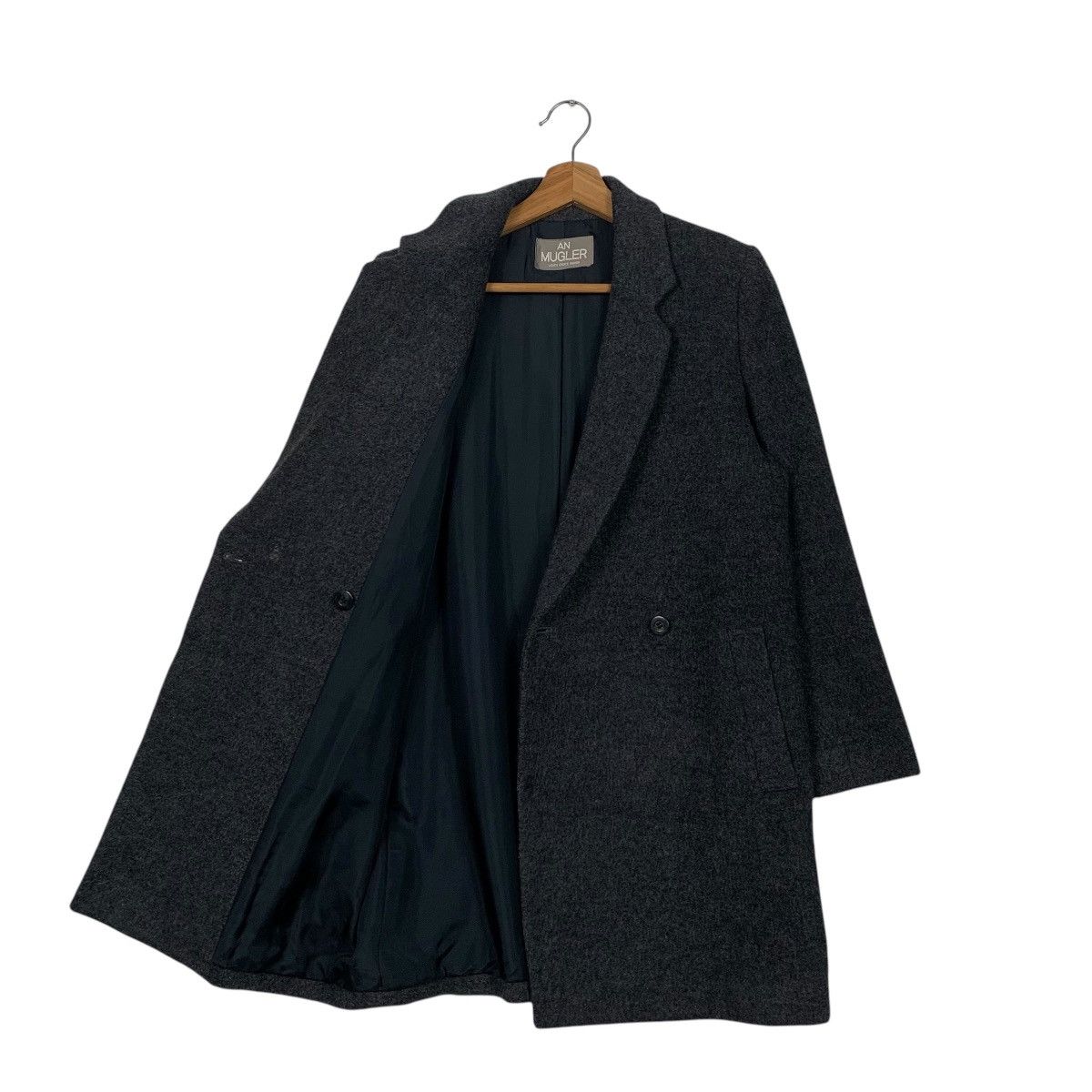 Japanese Brand An Mugler Double Breasted Wool Women Coat Size M / US 6-8 / IT 42-44 - 9 Thumbnail