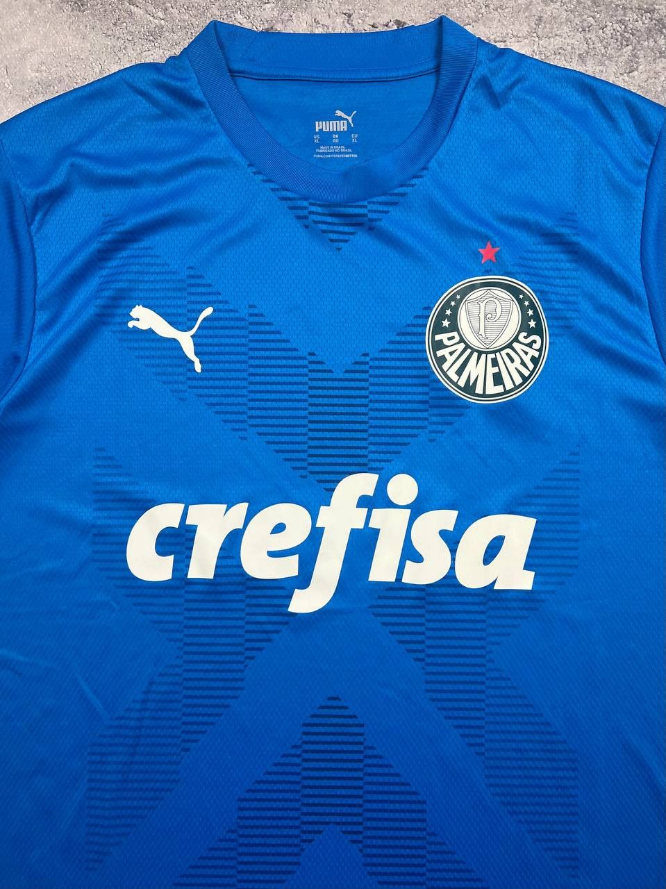 Puma Puma Palmeiras 2022 Brazil Football Jersey Size US XL / EU 56 / 4 - 4 Thumbnail