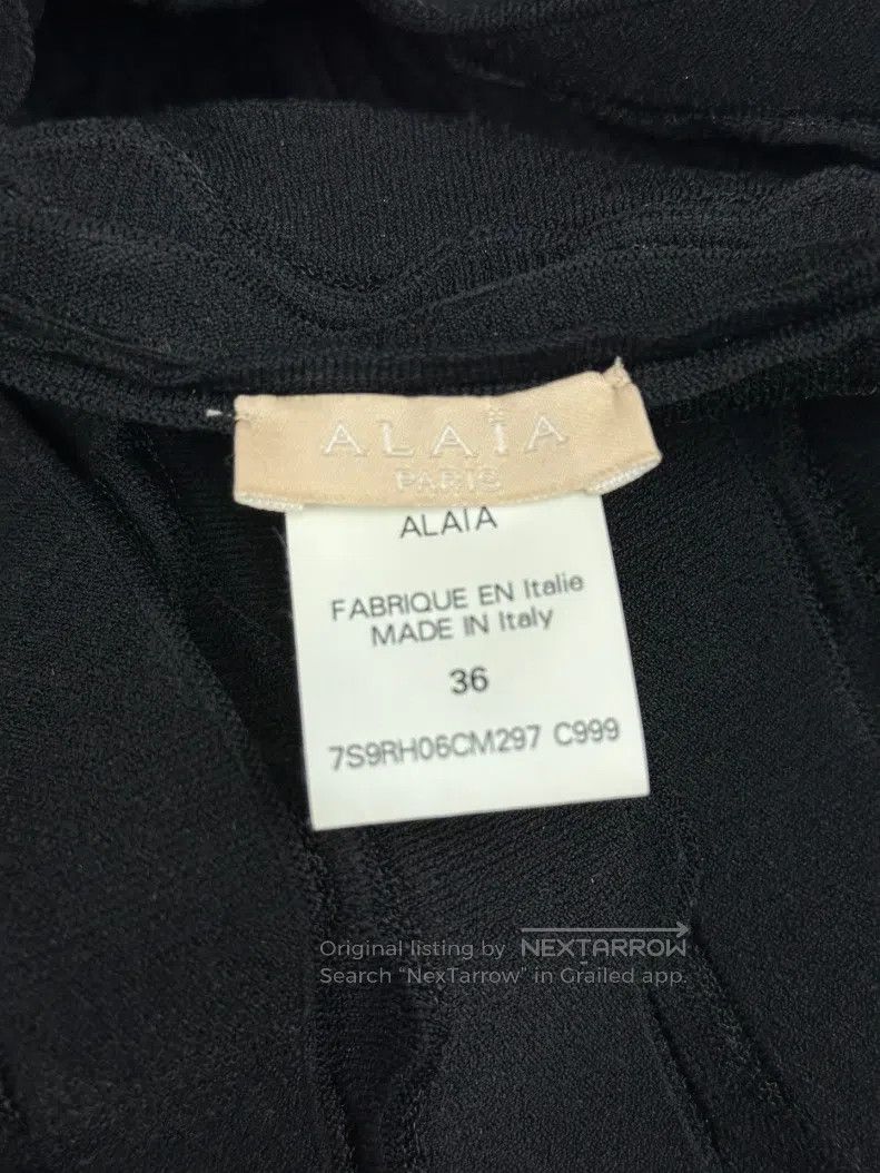 Alaia Alaia Black Knitted Dress Size XS / US 0-2 / IT 36-38 - 4 Thumbnail