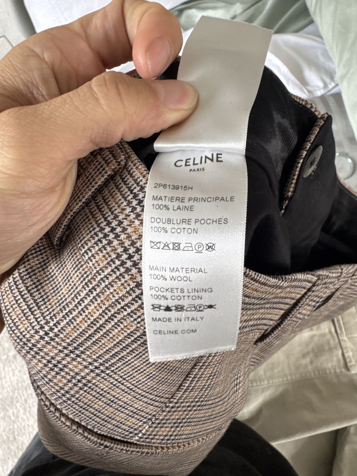 Celine Celine Prince of wales flared checked pant Size US 28 / EU 44 - 7 Thumbnail