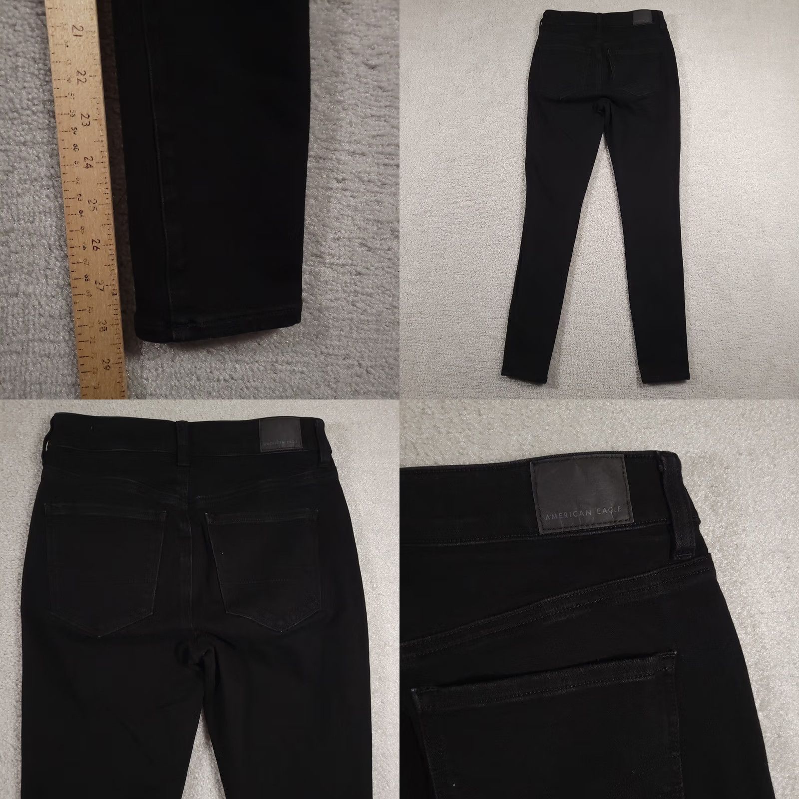 Vintage VINTAGE American Eagle Jeans Womens 4 High Rise Jegging Dream Jean Stretch Pants Denim Size 27" / US 4 / IT 40 - 9 Thumbnail