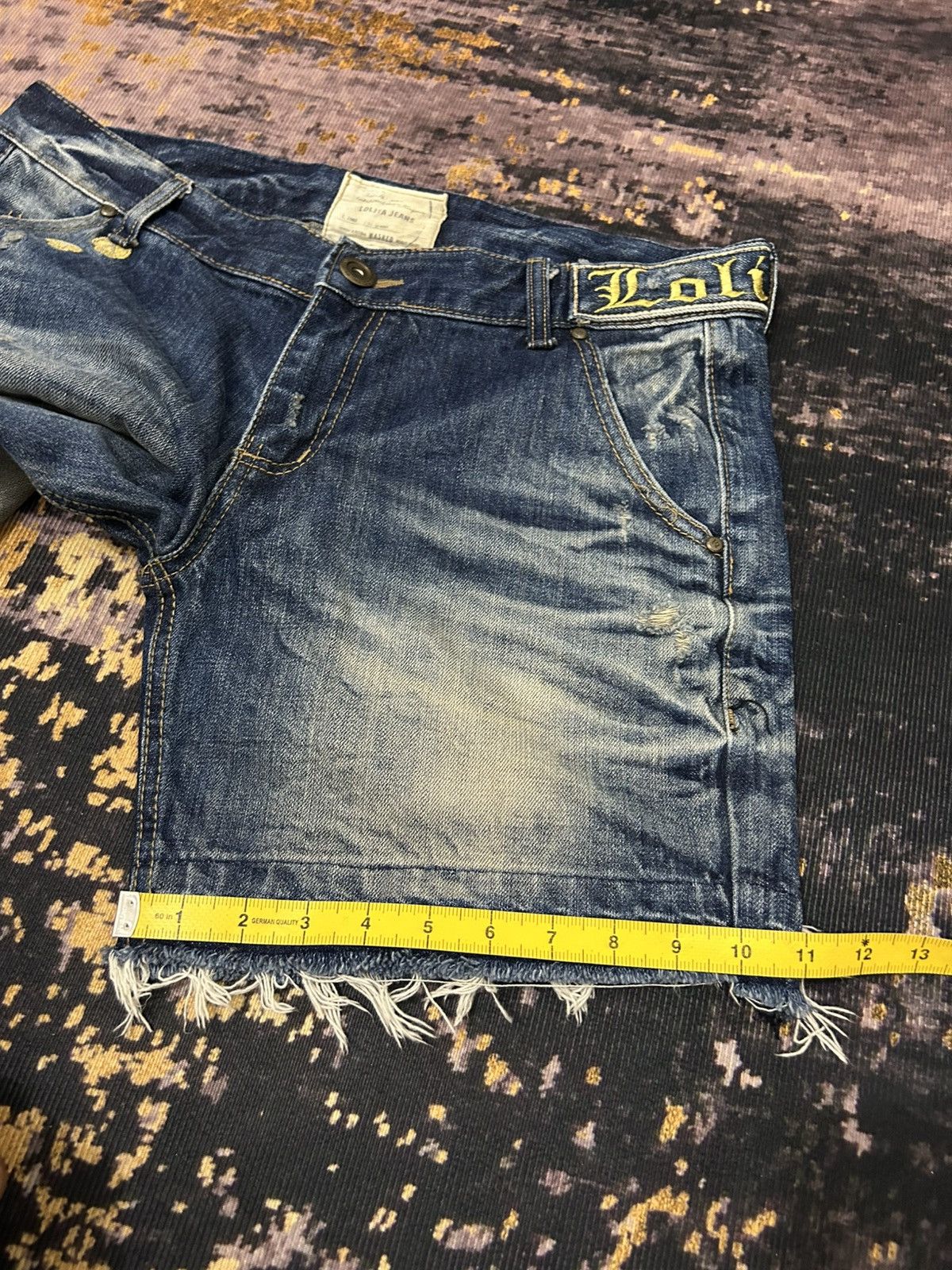 If Six Was Nine Lolita Skull Short Jeans Size US 35 - 19 Thumbnail