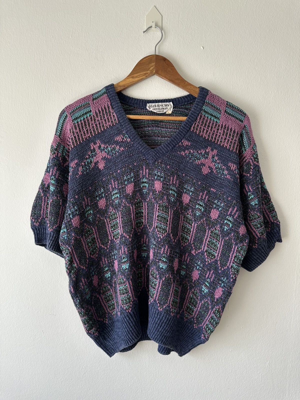 Givenchy Vintage 80’s Givenchy Gentleman Paris Knitwear Size US L / EU 52-54 / 3 - 1 Thumbnail