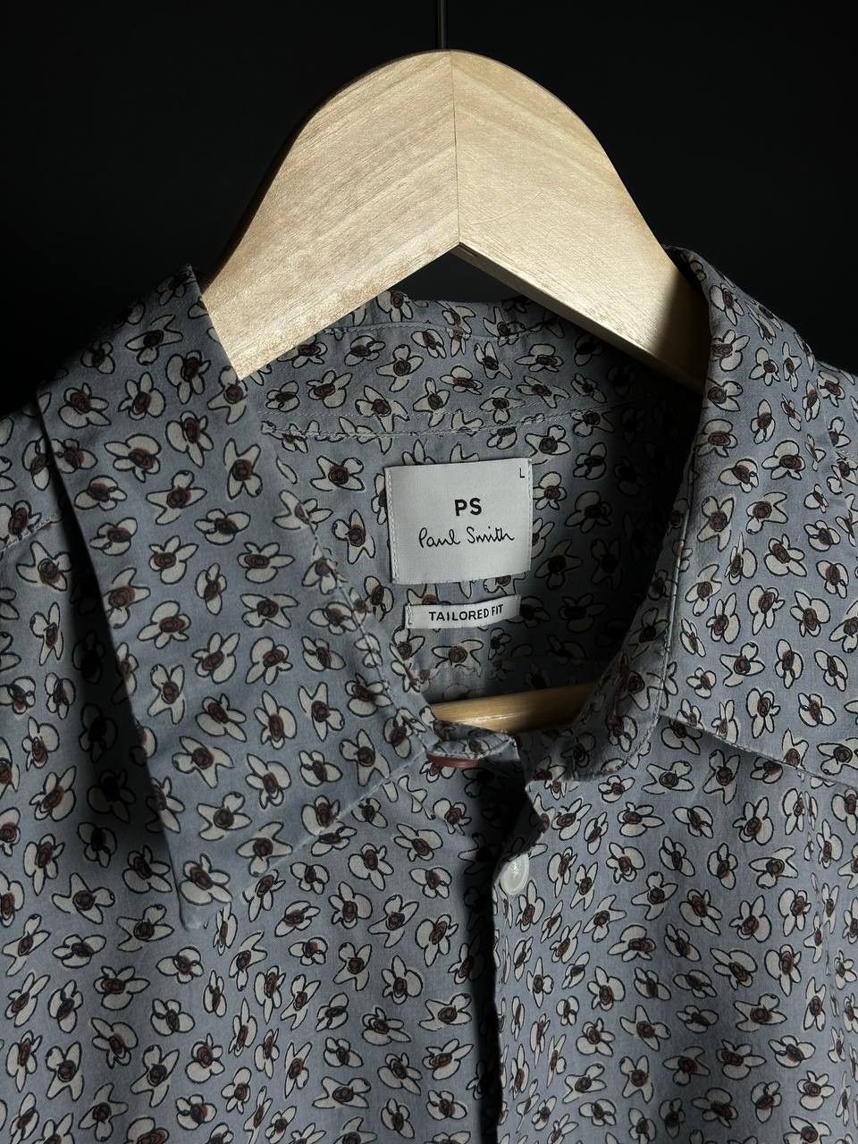 Designer × Paul Smith Paul Smith Collar Printed Voile Shirt Size L Size US L / EU 52-54 / 3 - 3 Thumbnail