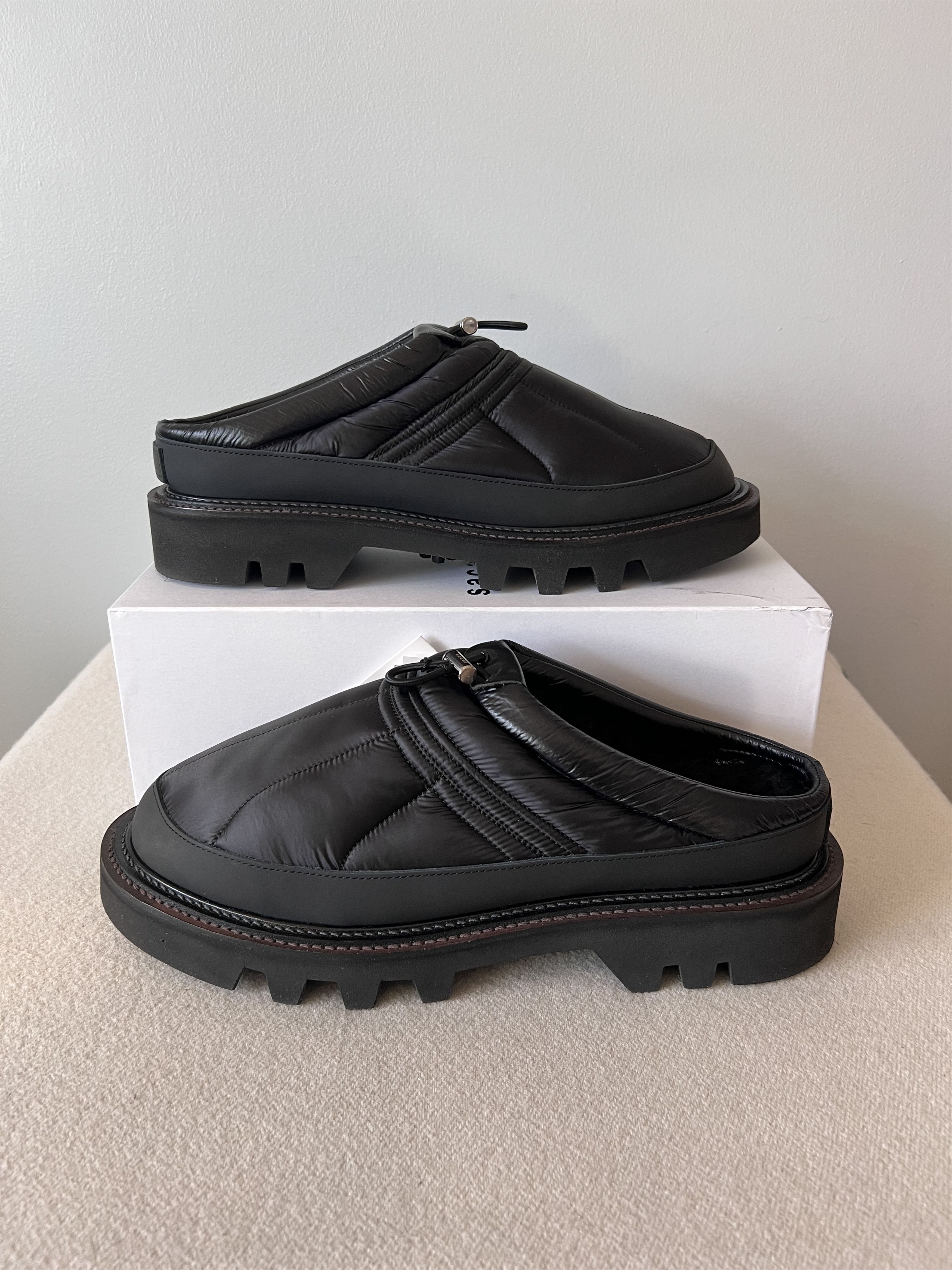 Sacai Sacai Padded Mules in Black Size US 10 / EU 43 - 2 Thumbnail