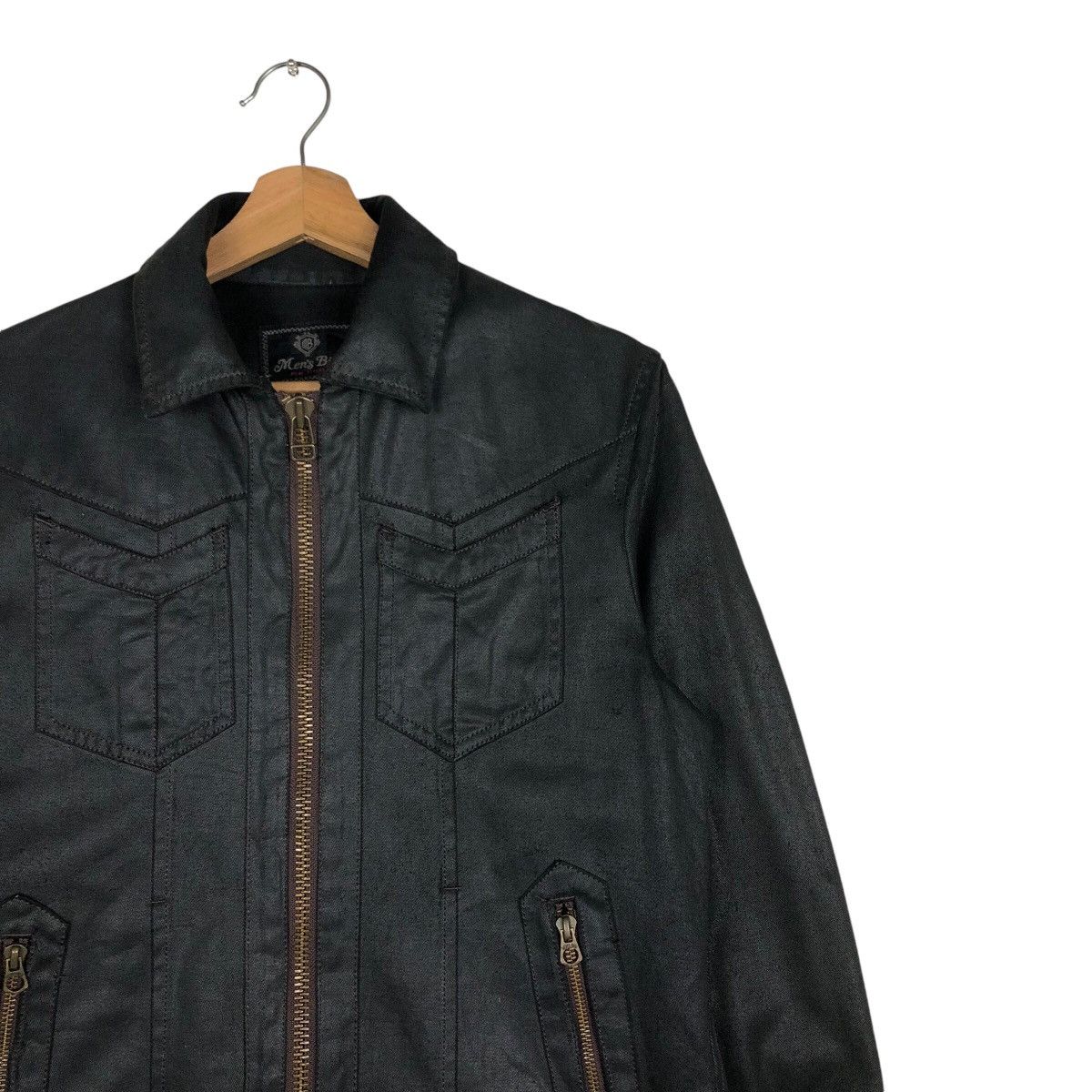 Japanese Brand 📌Vintage Trucker Biker Jacket Men Bigi Japan Issey Miyake Size US M / EU 48-50 / 2 - 7 Thumbnail