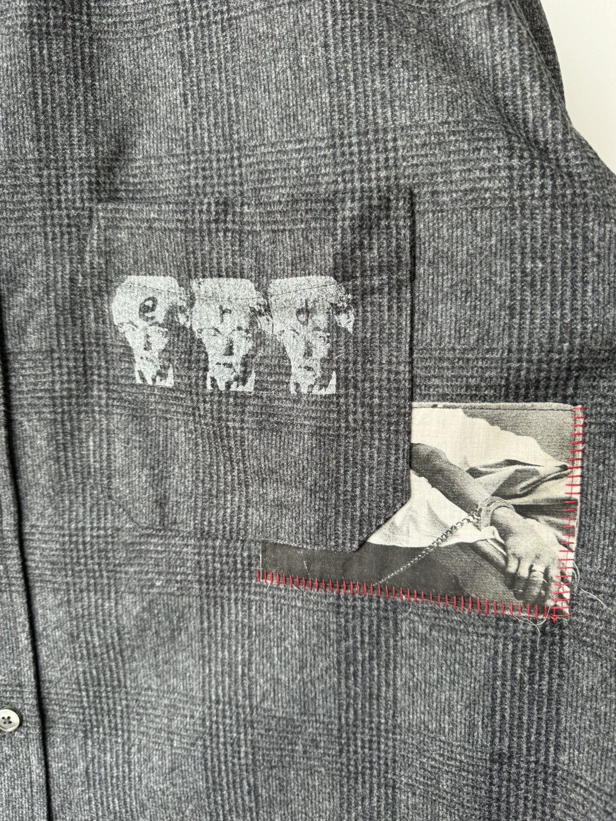 Enfants Riches Deprimes ENFANTS RICHES DEPRIMES MR PORTER EXLUSIVE PATCHWORK FLANNEL Size US XL / EU 56 / 4 - 4 Thumbnail