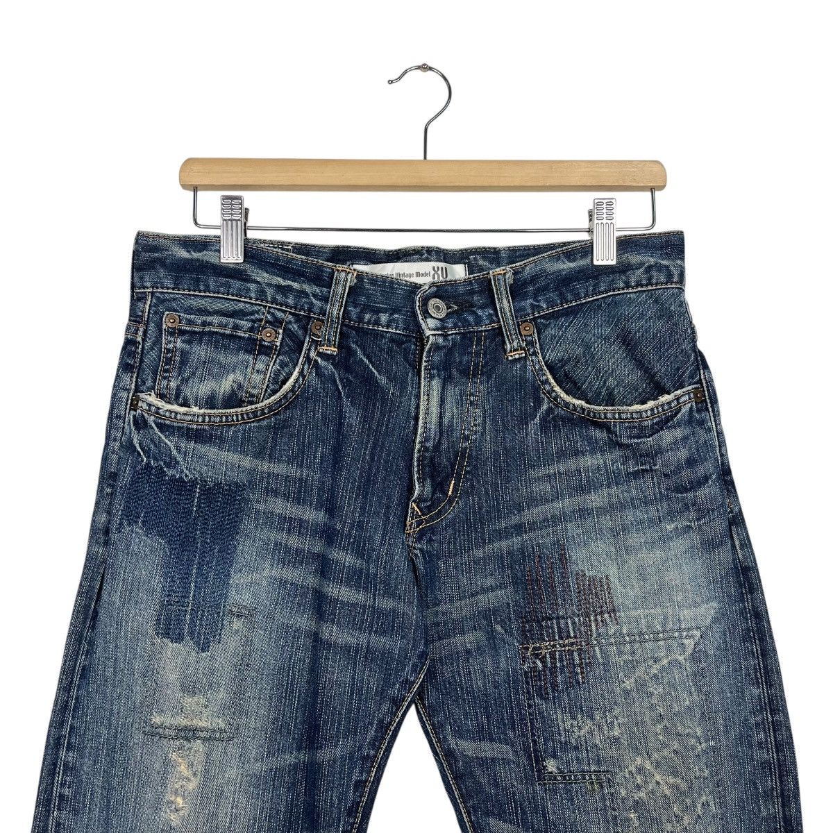 Edwin Vintage Exclusive Model Sashiko Denim Jeans Size US 30 / EU 46 - 2 Thumbnail