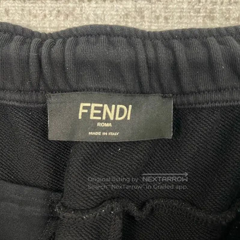 Other Fendi Black Cotton Print Casual Pants . Size US 28 / EU 44 - 4 Thumbnail
