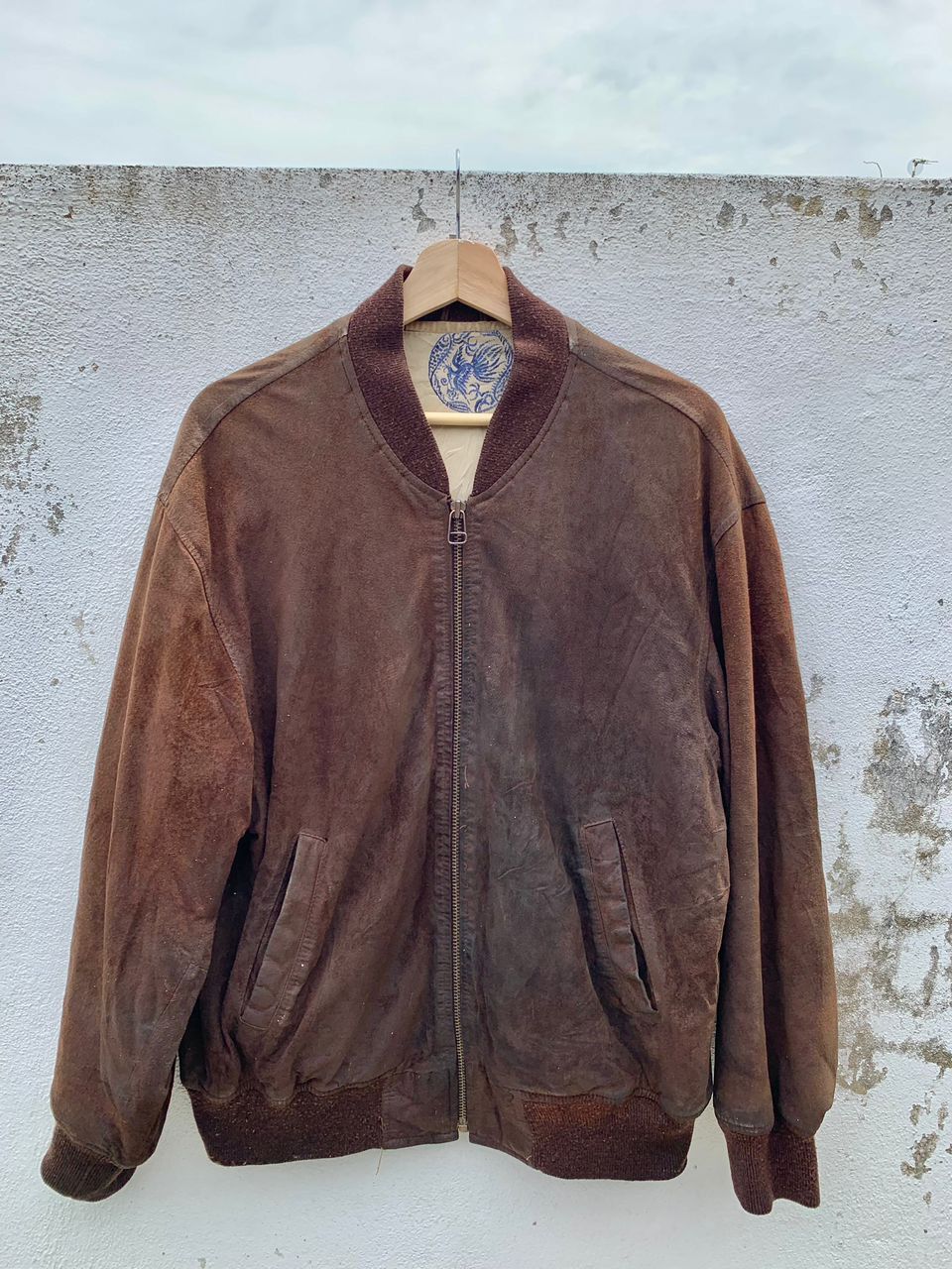 Designer Vintage 90’s Kansai Yamamoto Art Leather Jacket Size US L / EU 52-54 / 3 - 3 Thumbnail