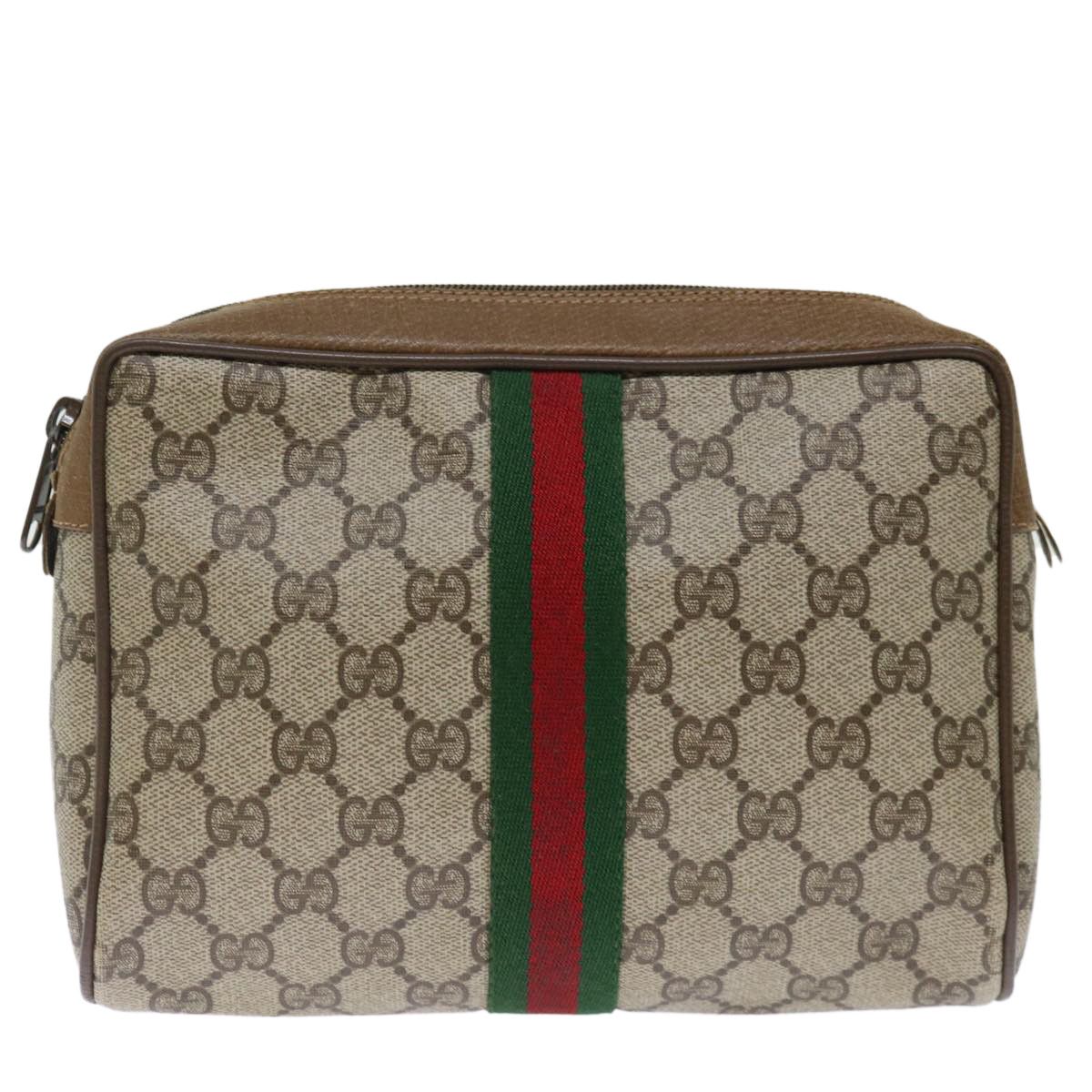 Gucci Gg Canvas Beige Canvas Clutch Bag (Pre-Owned) Size ONE SIZE - 1 Thumbnail