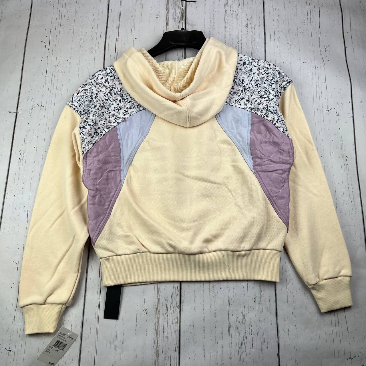 BLANKNYC BlankNYC XS Good Lookin Patchwork Hoodie Jacket New Women Size XS / US 0-2 / IT 36-38 - 2 Thumbnail