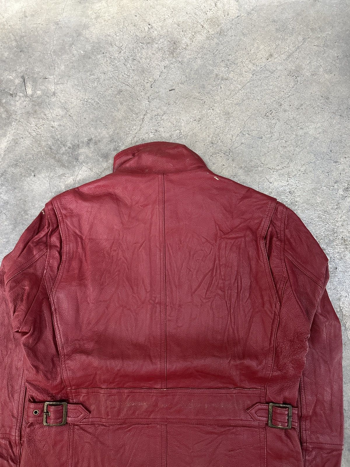 Japanese Brand × Tornado Mart 🔥RARE🔥 Vintage Tornado Mart Leather Jacket Size US S / EU 44-46 / 1 - 17 Thumbnail