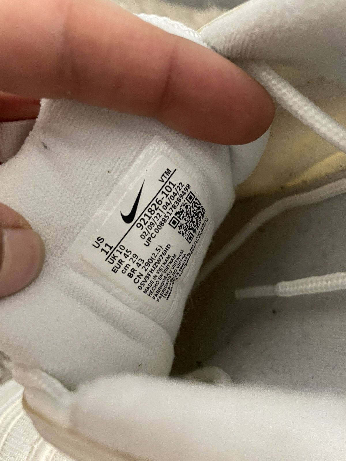 Nike Nike Air Max 97 Triple White Size US 11 / EU 44 - 12 Thumbnail