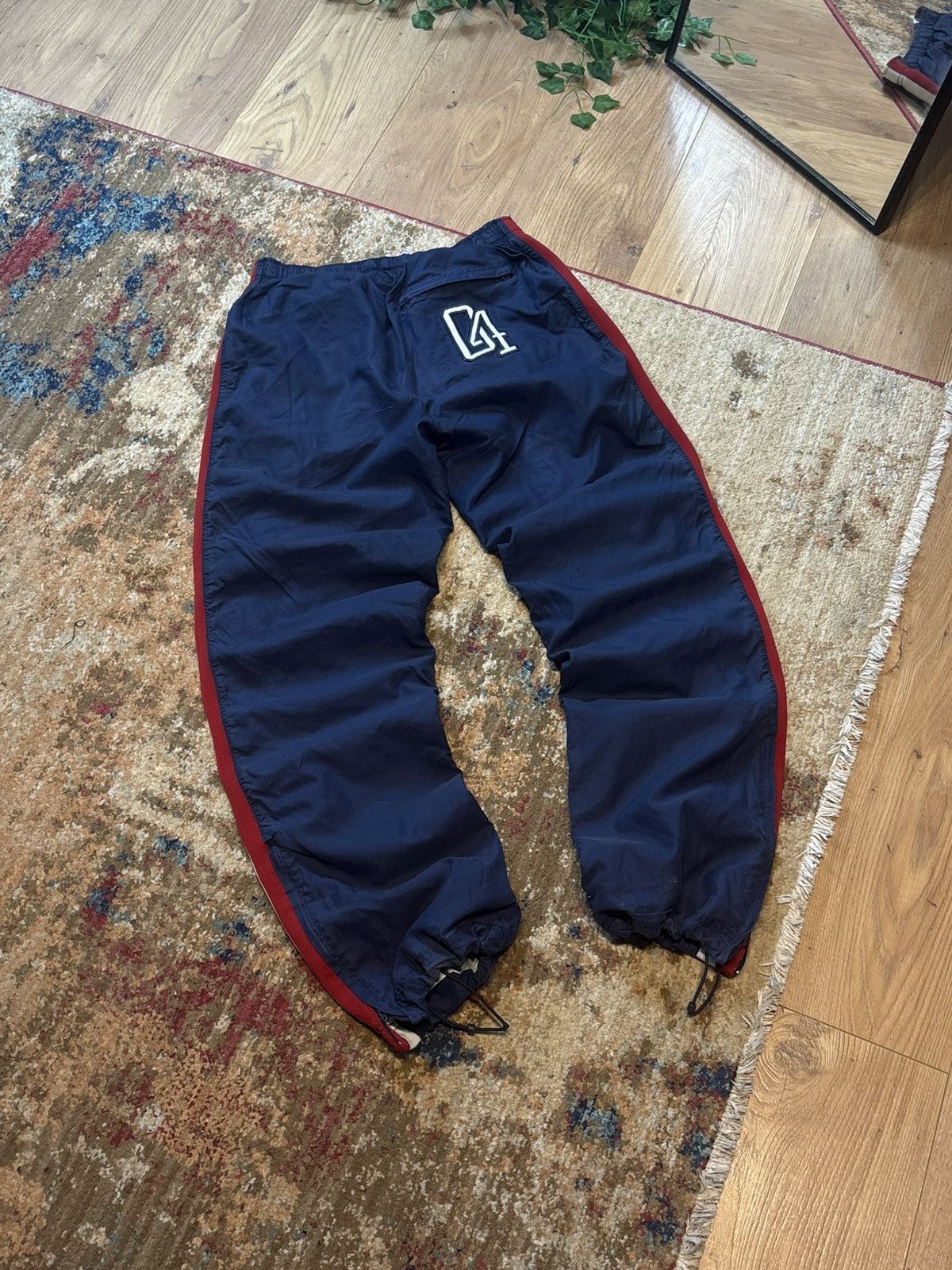 Nike 00s Nike Vintage Retro Oversized Track Pants Swoosh Logo Size US 33 - 3 Thumbnail
