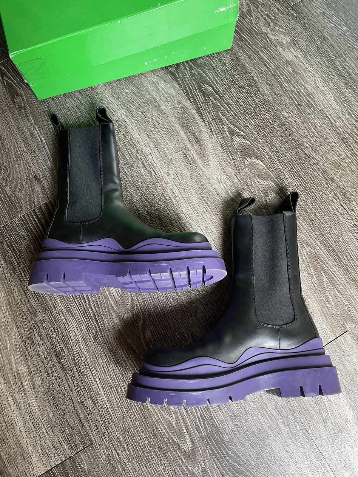 Bottega Veneta Bottega Veneta Tire Boots Purple Black Size US 9 / EU 42 - 4 Thumbnail
