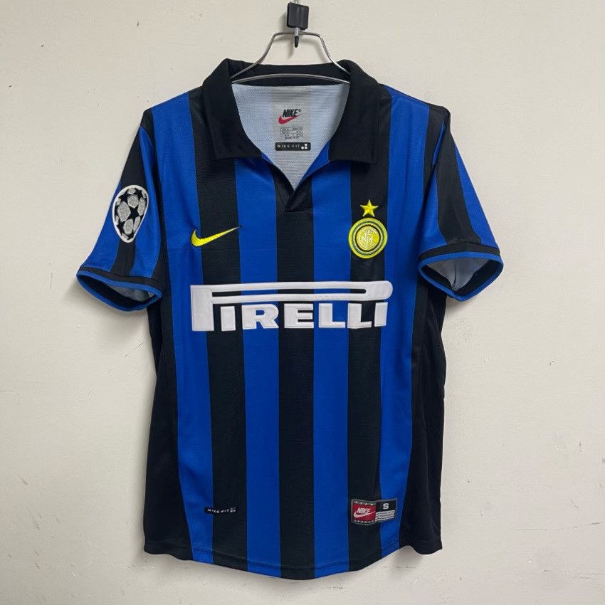 Vintage 98-99 Ronaldo Inter Milan Home Soccer Jersey Size US S / EU 44-46 / 1 - 1 Thumbnail