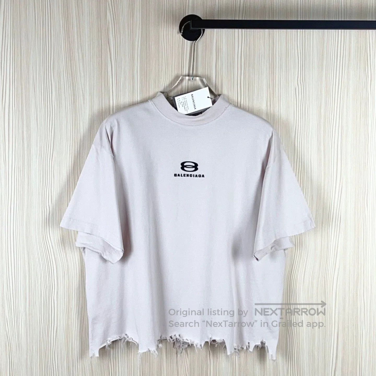 balenciaga short sleeve t-shirt size L.