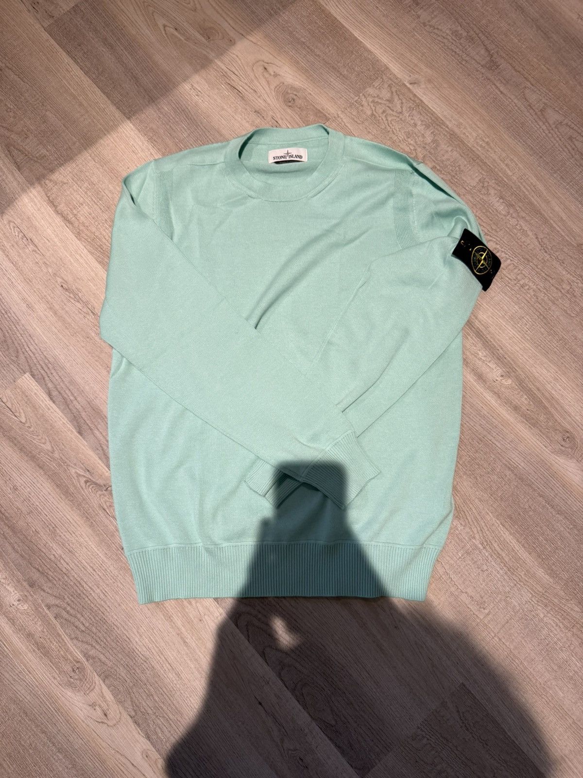 Stone Island Teal light pull over Size US XL / EU 56 / 4 - 1 Thumbnail