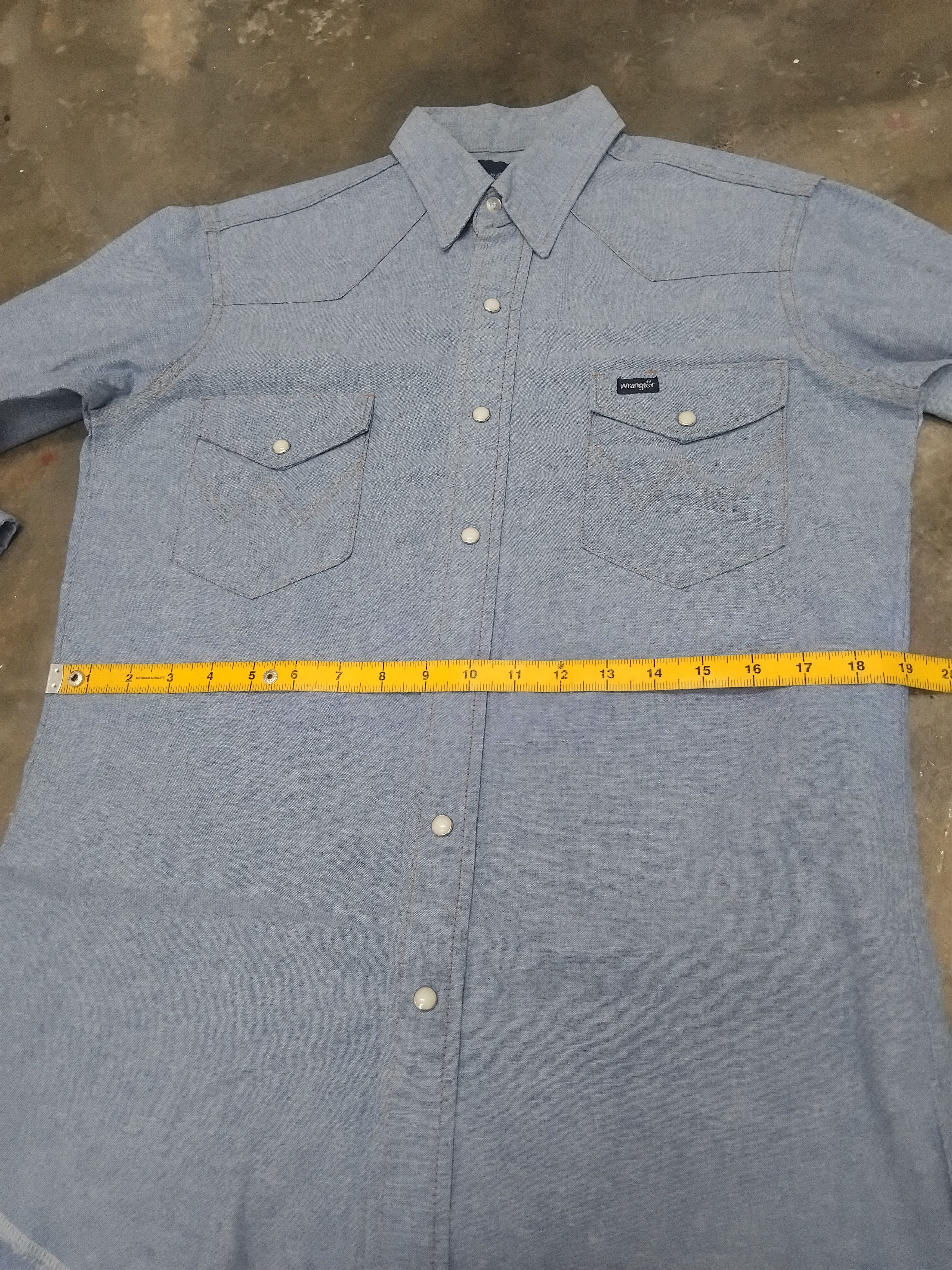 Wrangler 💥Vintage wrangler Made in USA western shirt Size US L / EU 52-54 / 3 - 14 Thumbnail