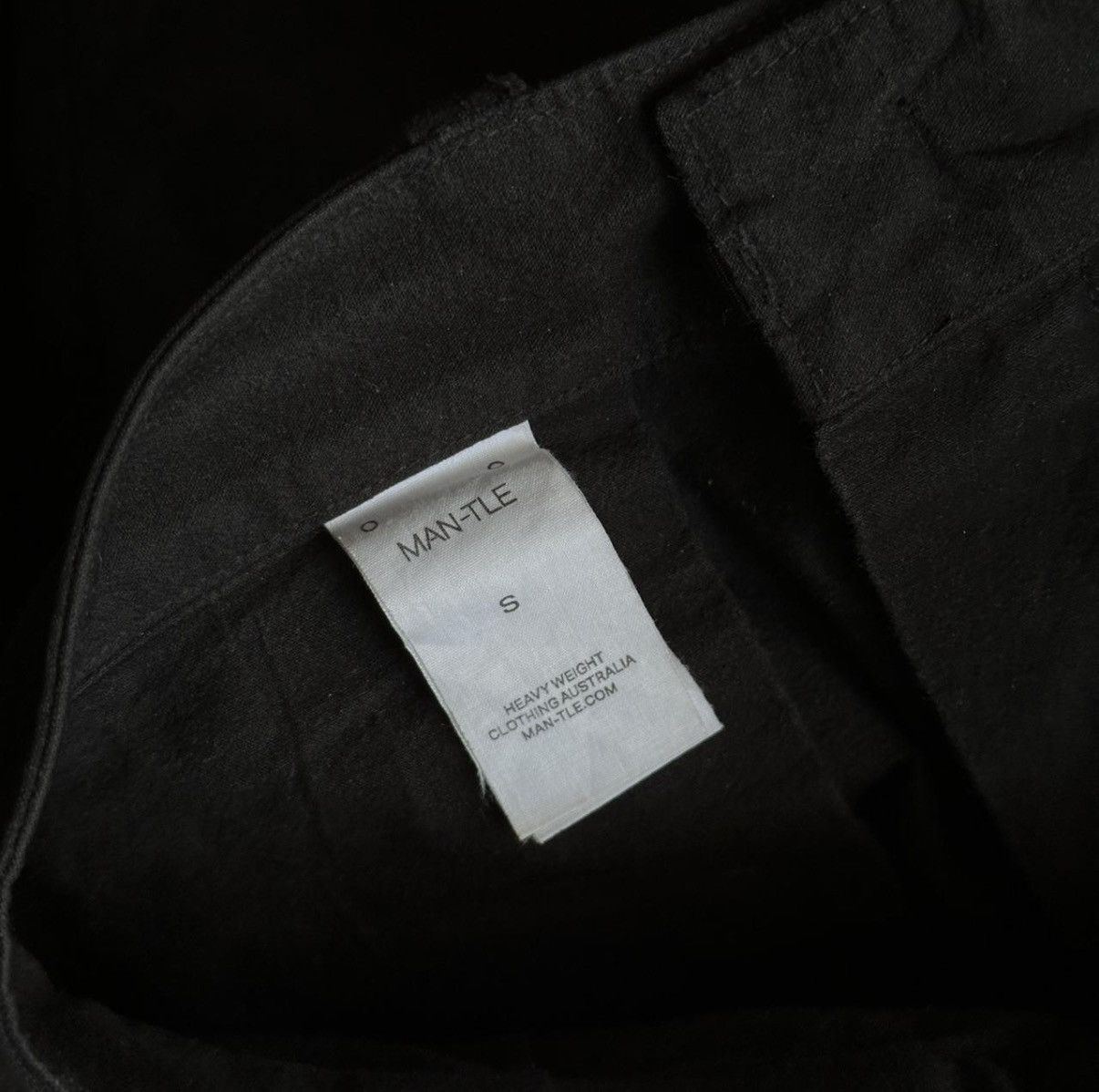 MAN-TLE MAN-TLE W-R0P4 "High-Wide Pants" Black Wax Size 1/ S Size 26" / US 2 / IT 38 - 6 Thumbnail