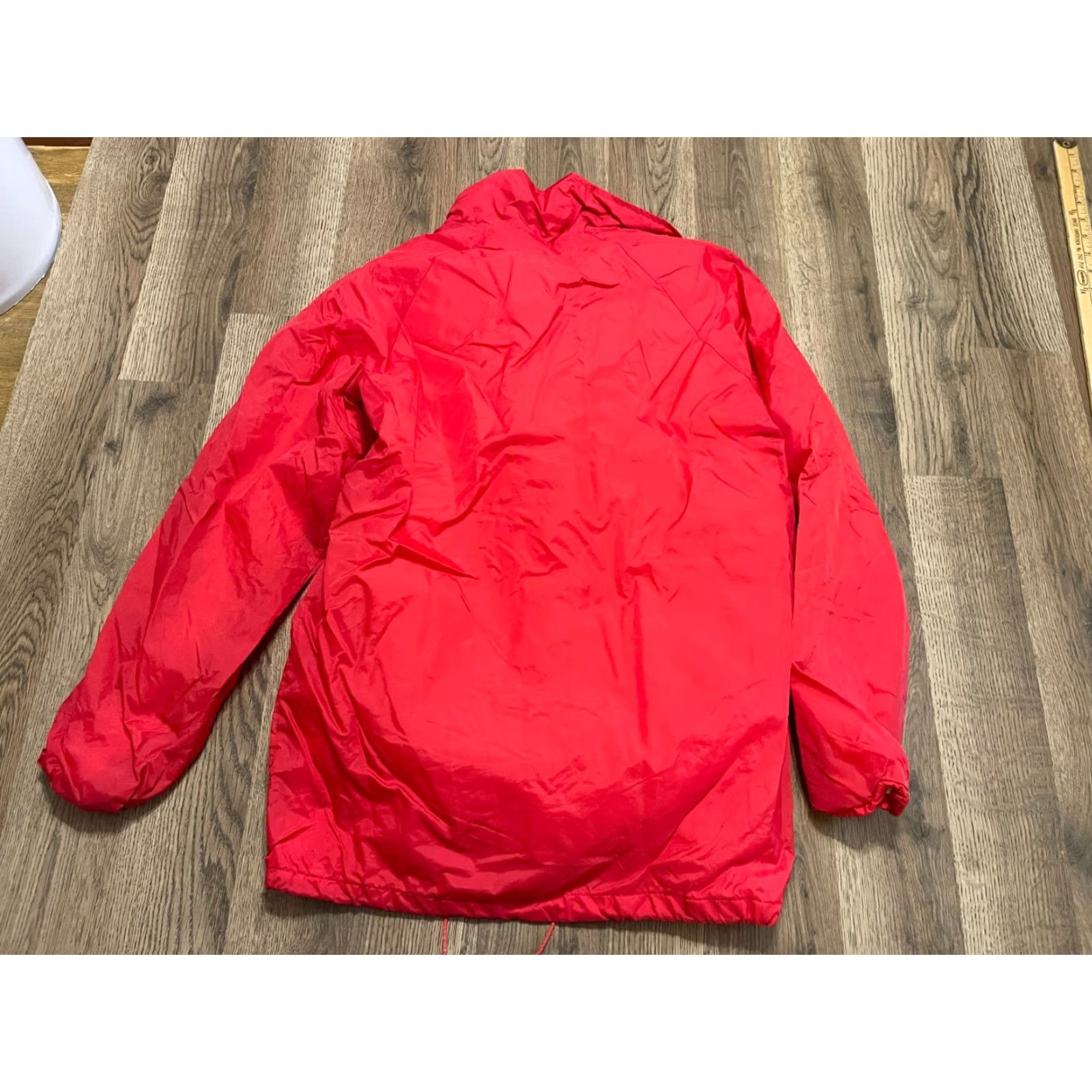 Vintage Montgomery Ward Jacket Men’s Size Small Red Nylon Windbreaker Lined Coat Size US S / EU 44-46 / 1 - 2 Thumbnail
